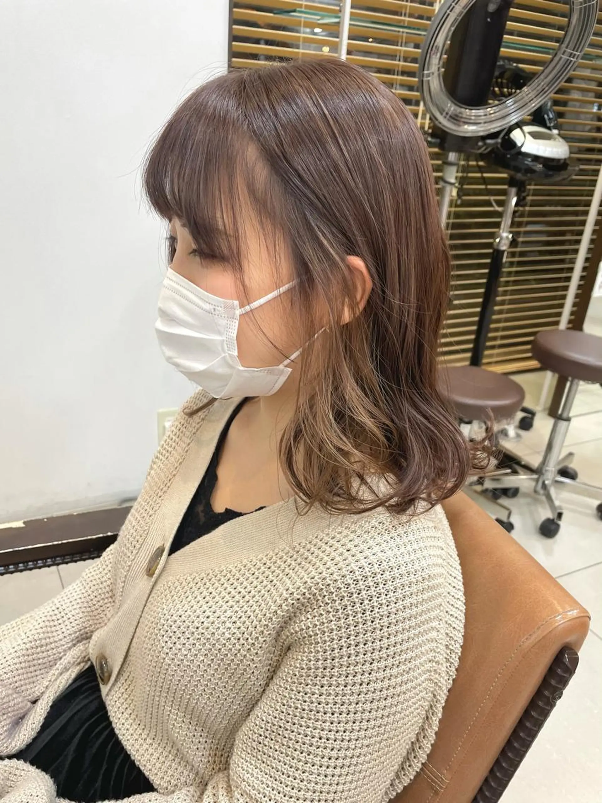 カラー カット ヘアカラー 明石遼/ベージュ / ピンクのヘアスタイル