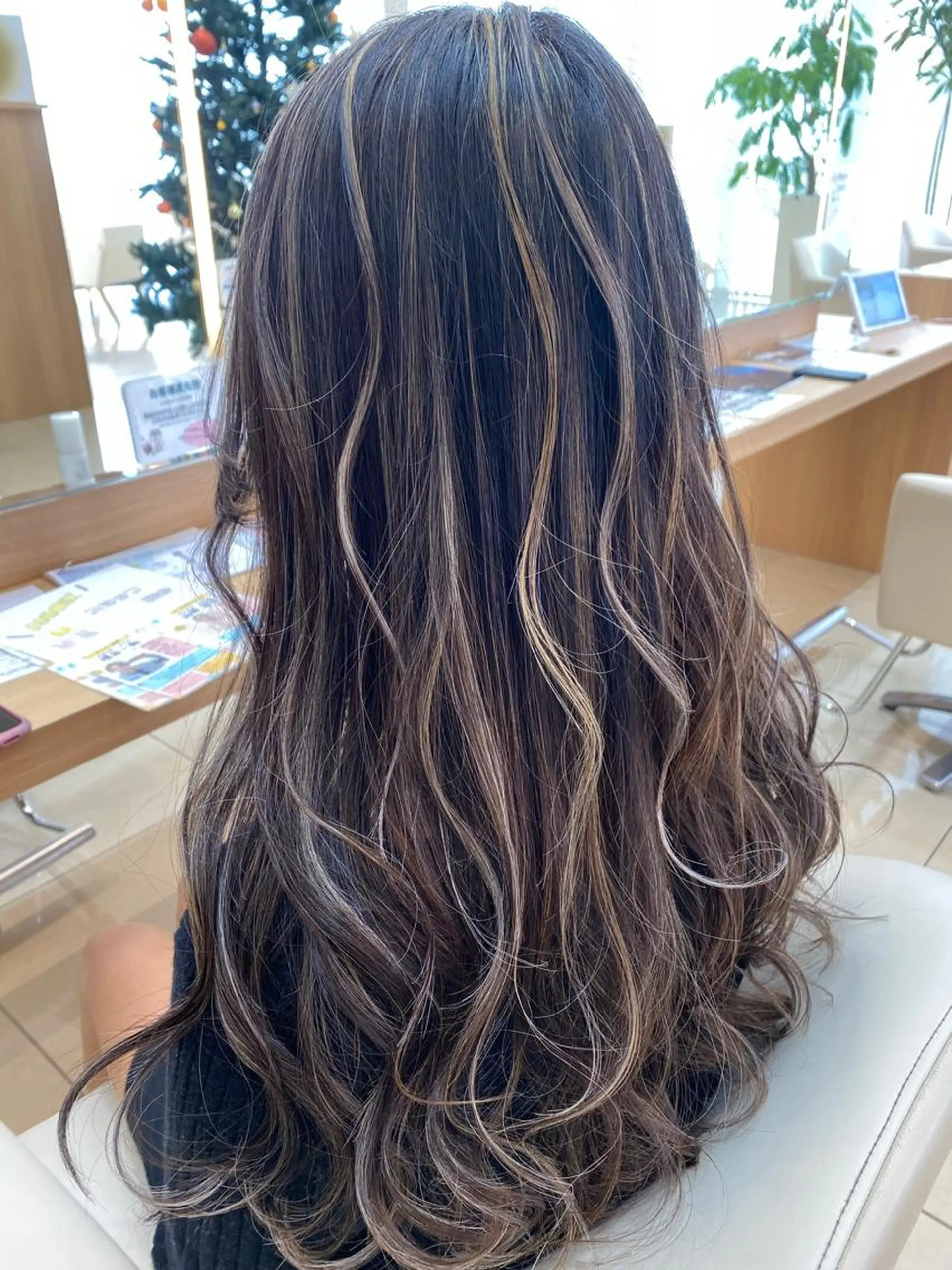 ロング ハイライト カット ヘアカラー トリートメント プルエクステ/透明感 カラー✨KAZUKIのヘアスタイル