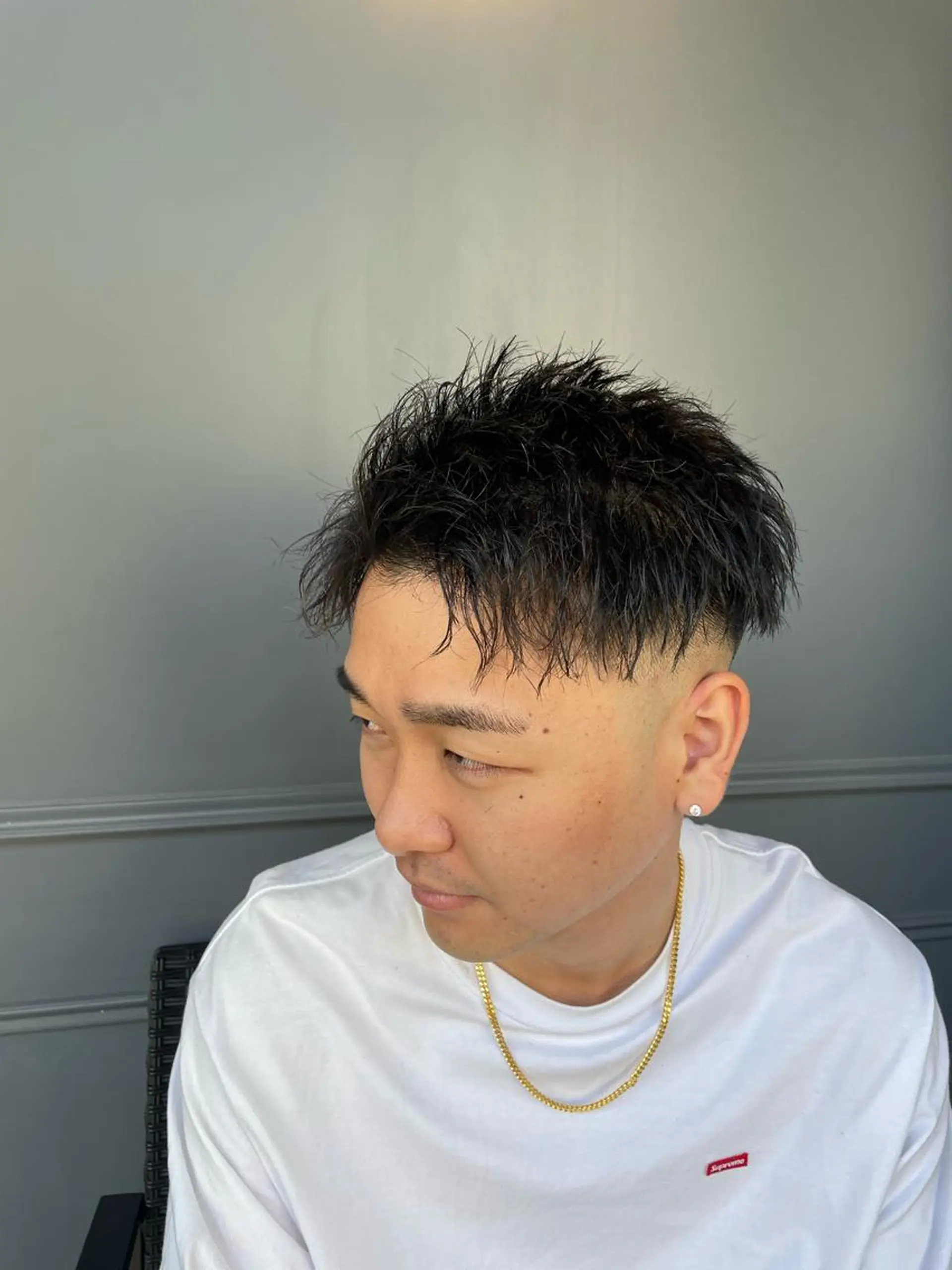 ショート パーマ カット パーマ 【men's Lapis横浜】海人のヘアスタイル