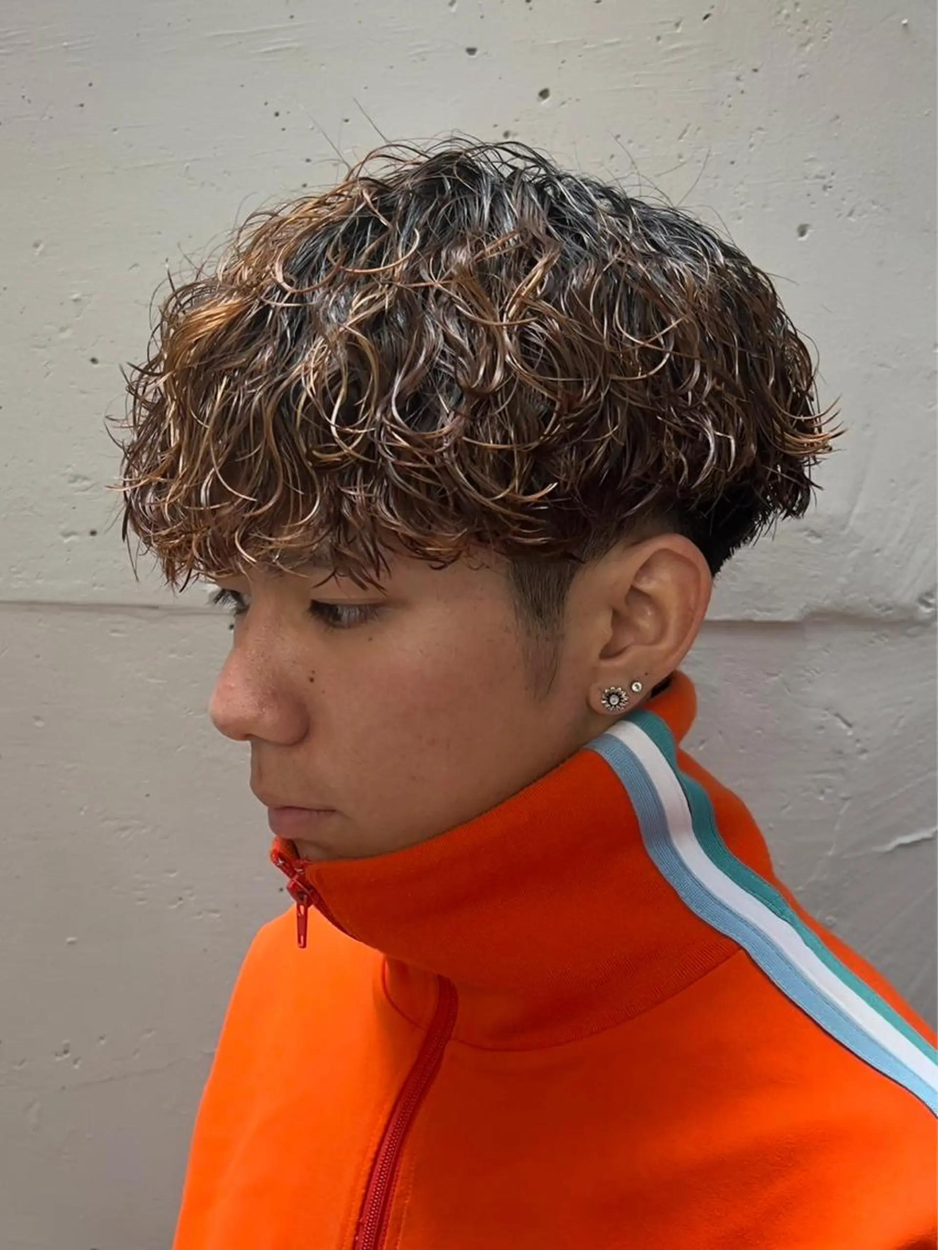 パーマ メンズ カット パーマ .Hallis所属・🔥メンズ特化🔥 永瀬椋のヘアスタイル