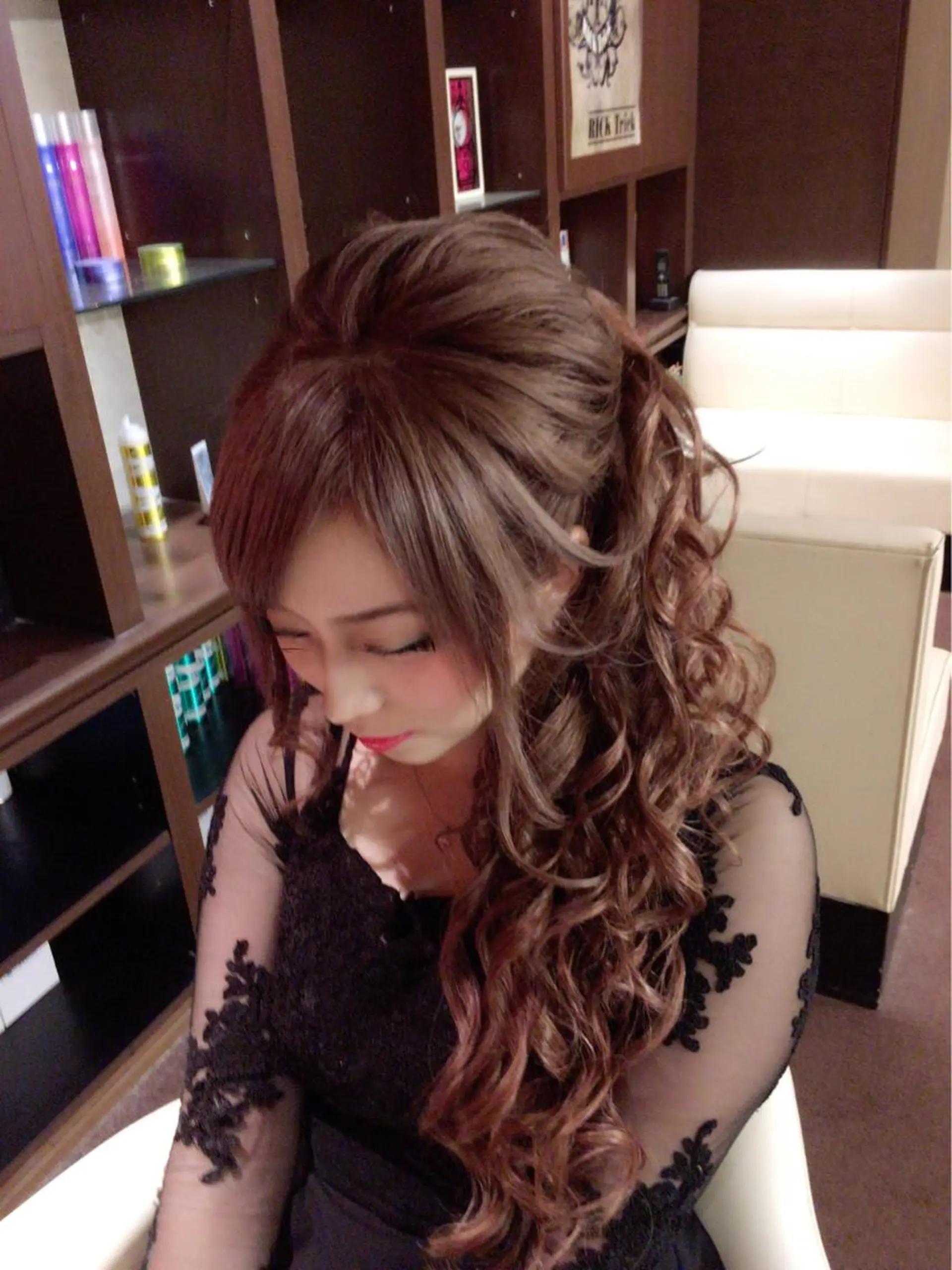 ロング ヘアアレンジ ヘアセット RICK Trick所属・セット&メイク RICK trickのヘアスタイル