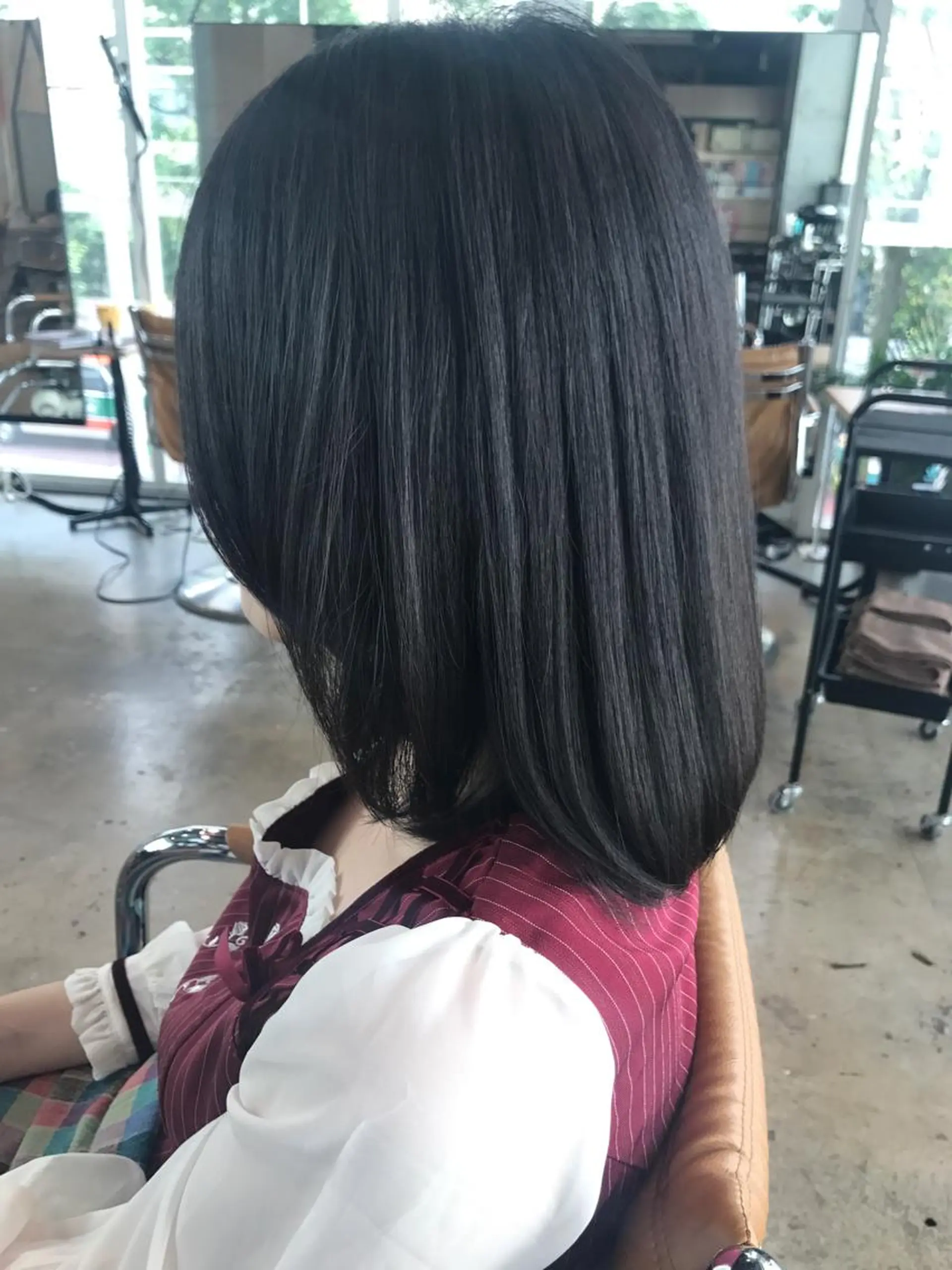 ミディアム パーマ 縮毛矯正 髪質改善🌟 TAKERUのヘアスタイル