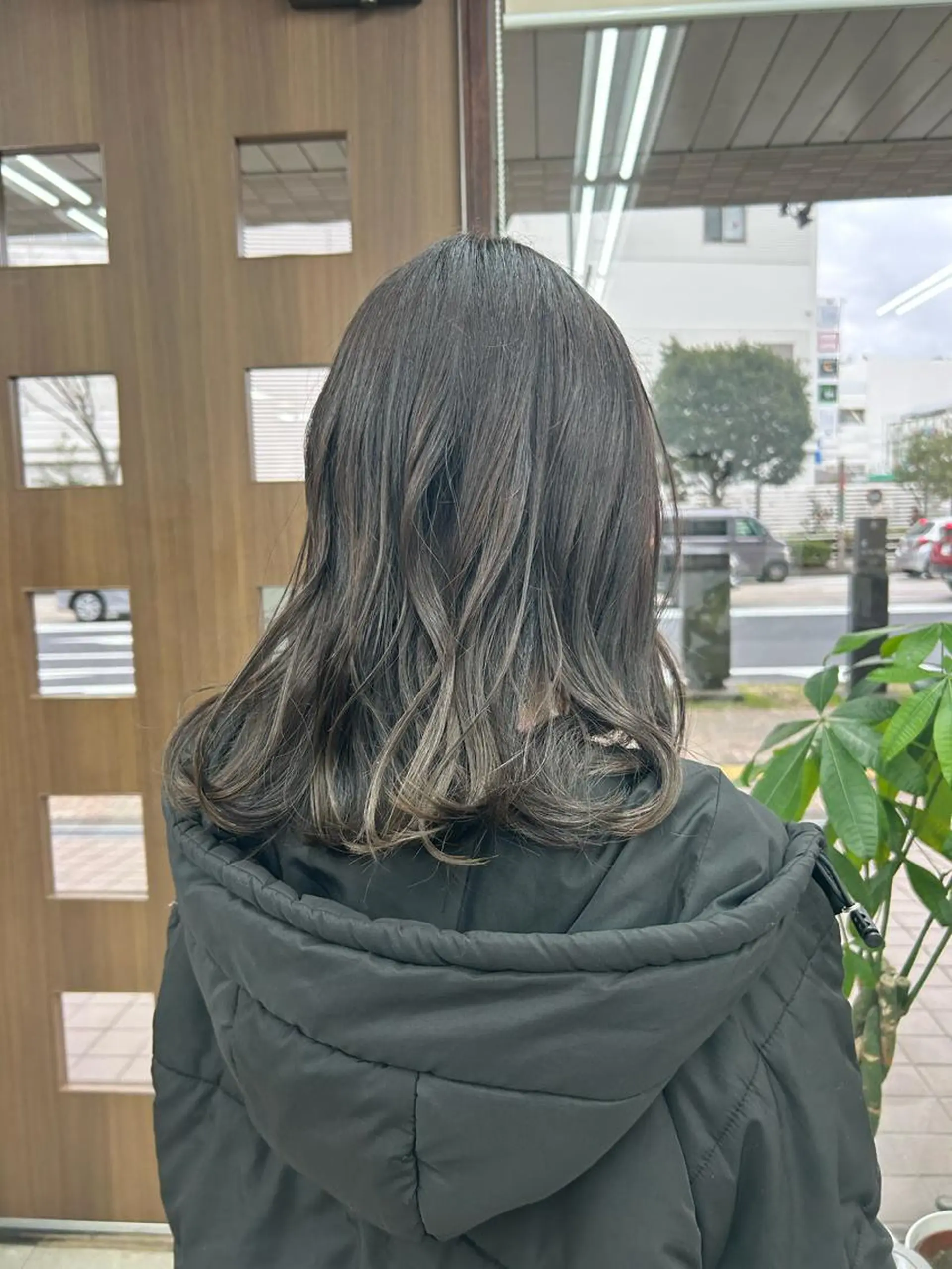 ミディアム ダブルカラー/韓国 ヘア/さわのあかねのヘアスタイル