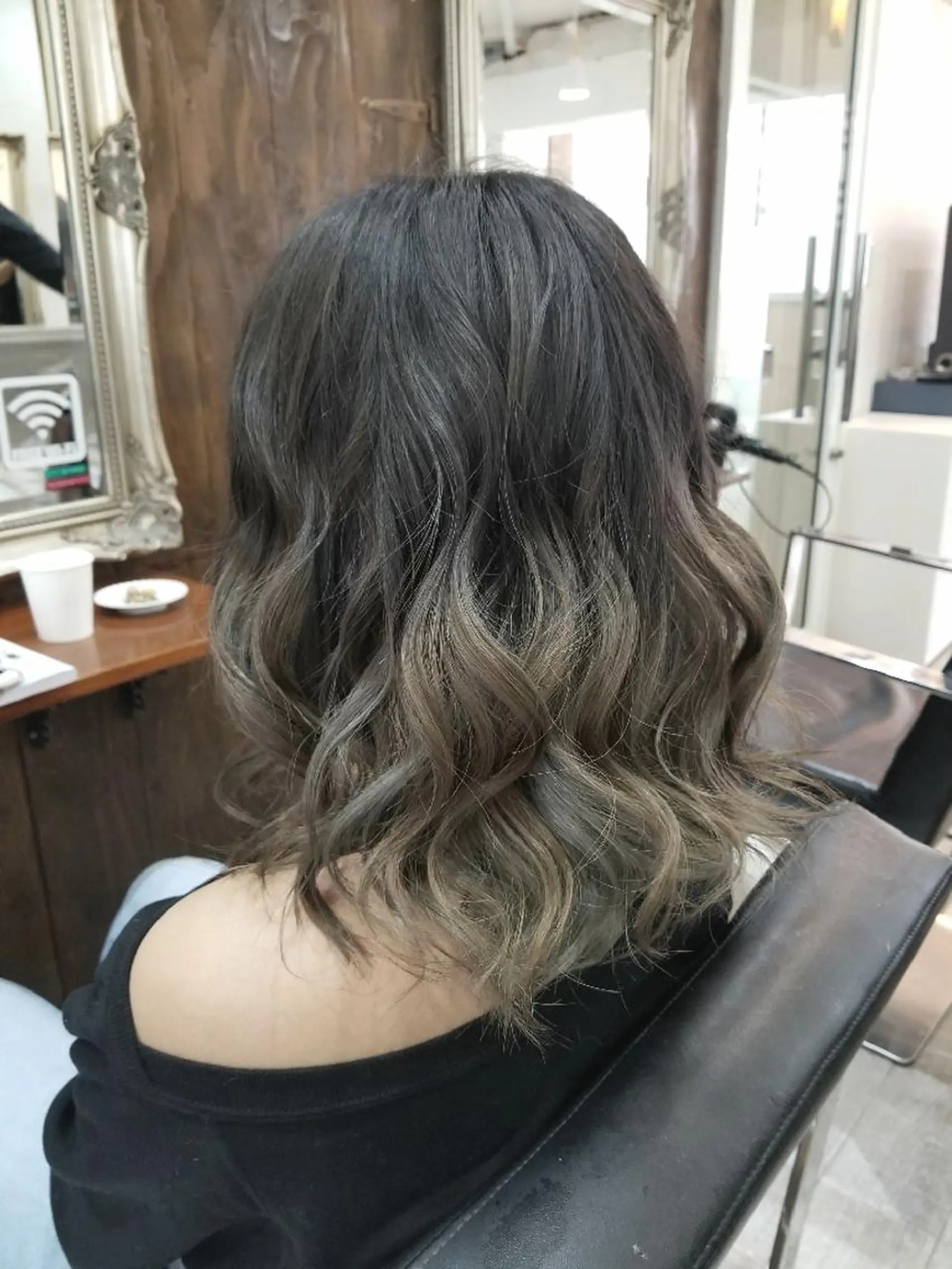 ミディアム カラー ヘアカラー bathair  所属・bathair 持田侑祐のヘアスタイル