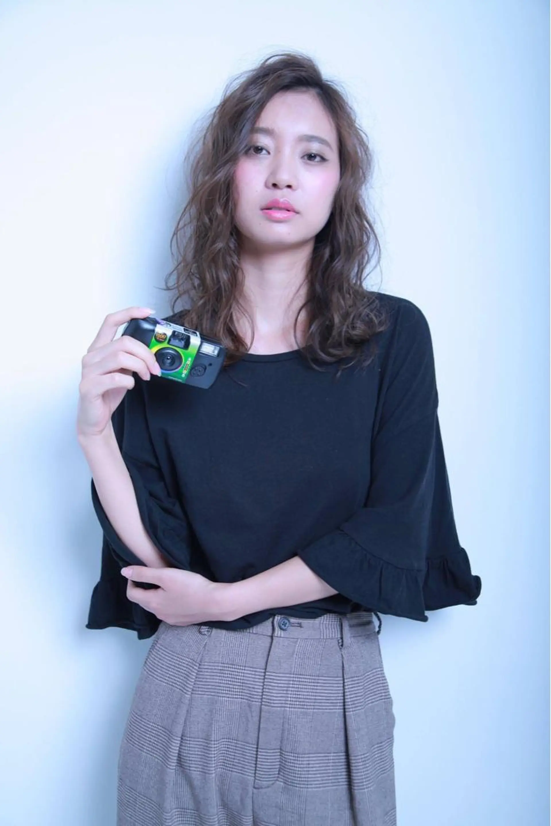 セミロング カラー ヘアアレンジ 烏丸韓国ヘア🇰🇷 ayaka🎀のヘアスタイル