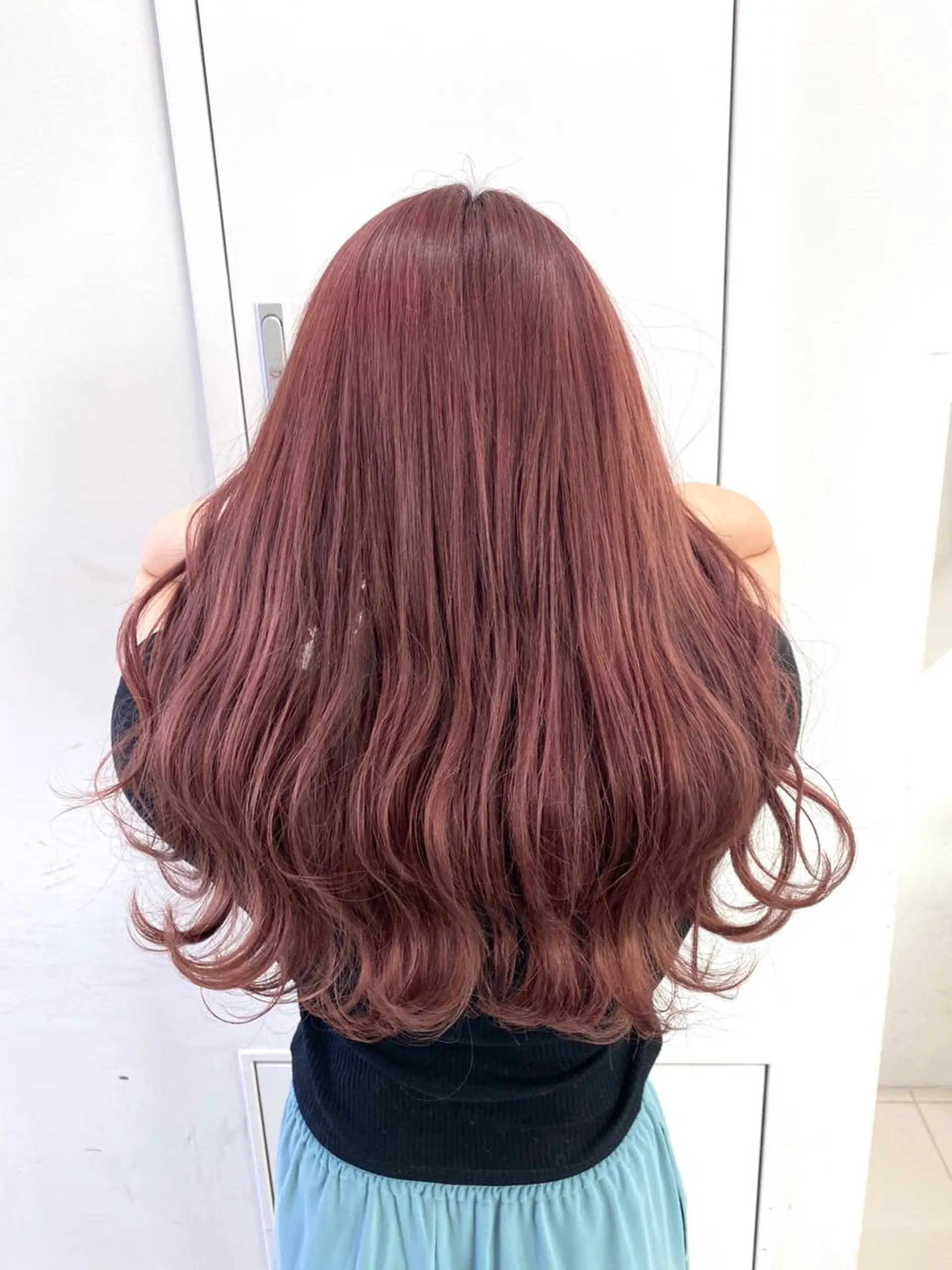 セミロング カラー Unami MIHA☘️*゜のヘアスタイル