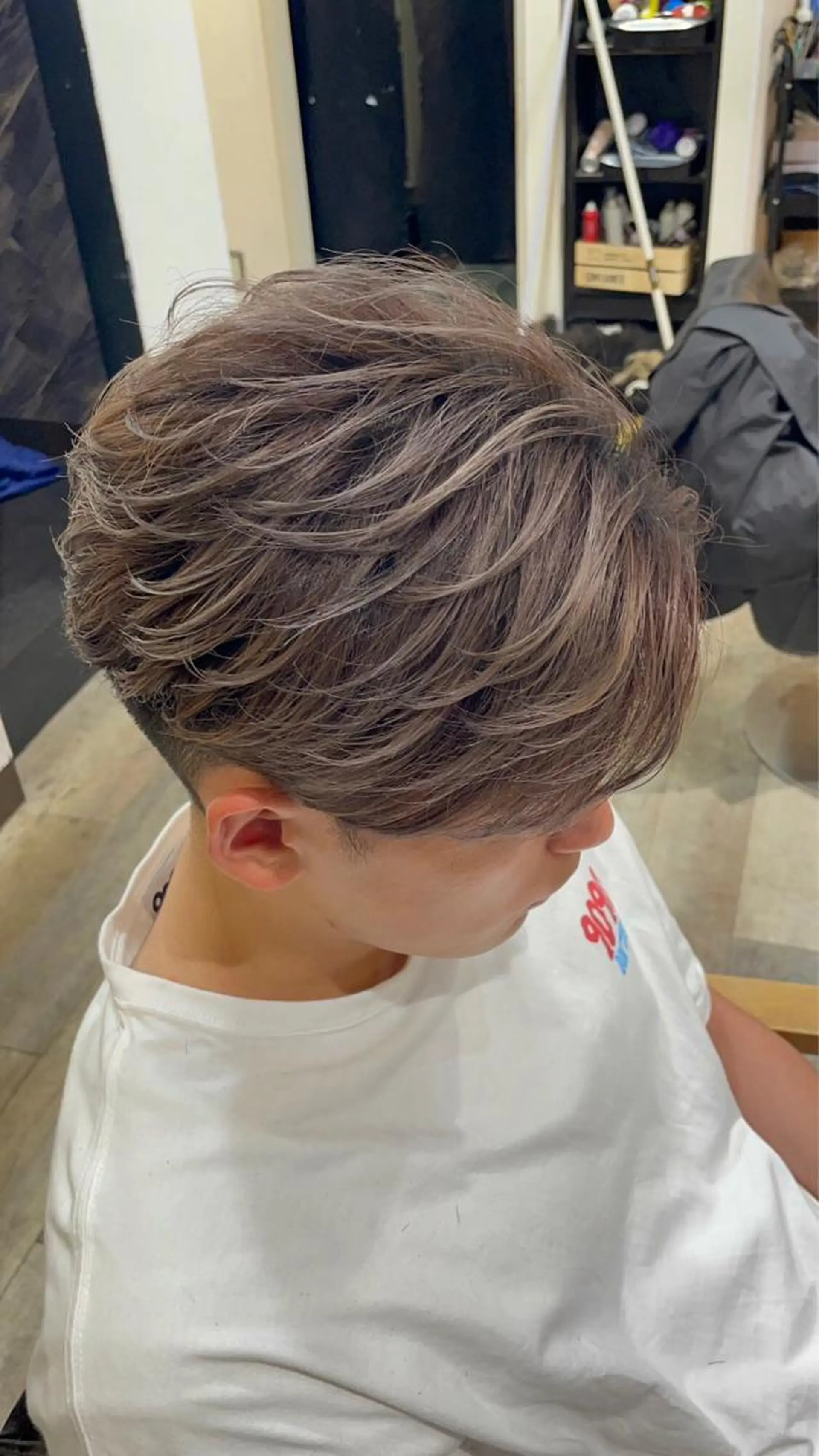 ショート カラー メンズ okada riruのヘアスタイル