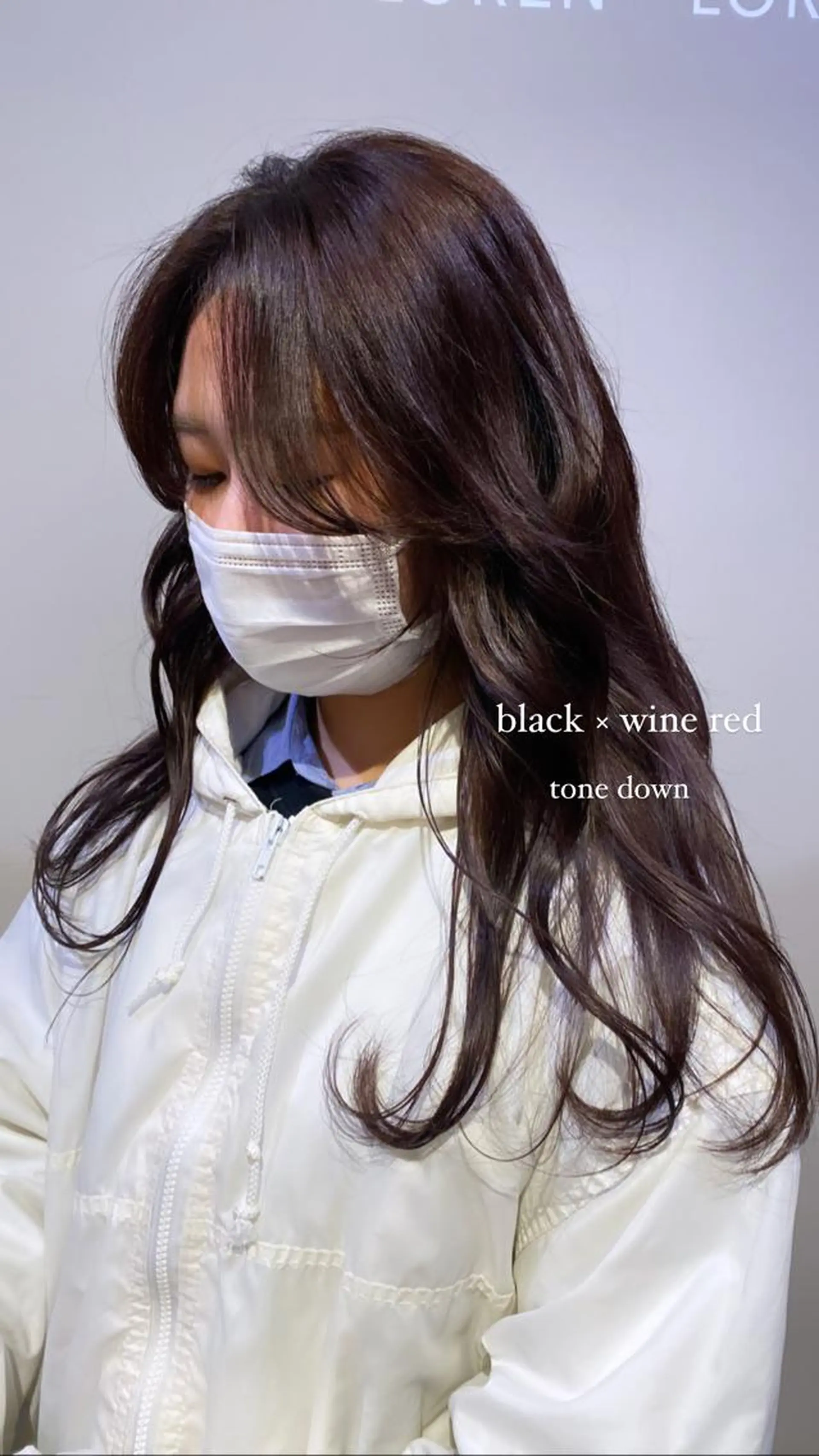 カラー レッドカラー 高発色ブリーチ/ ハイレイヤー🪽aiのヘアスタイル