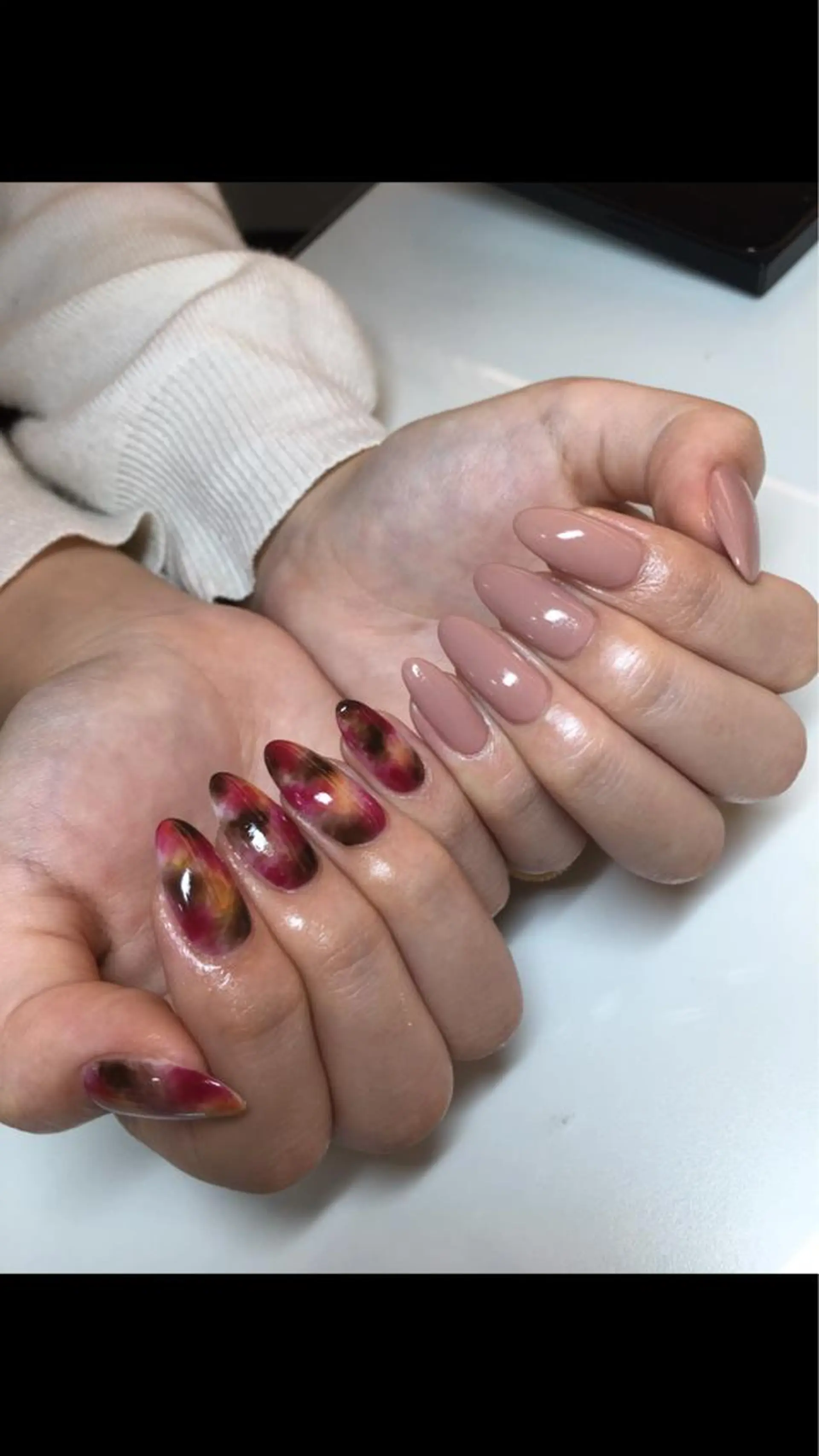 ネイル ワンカラーネイル アンドルーチェ スクールのマツエク・マツパデザイン