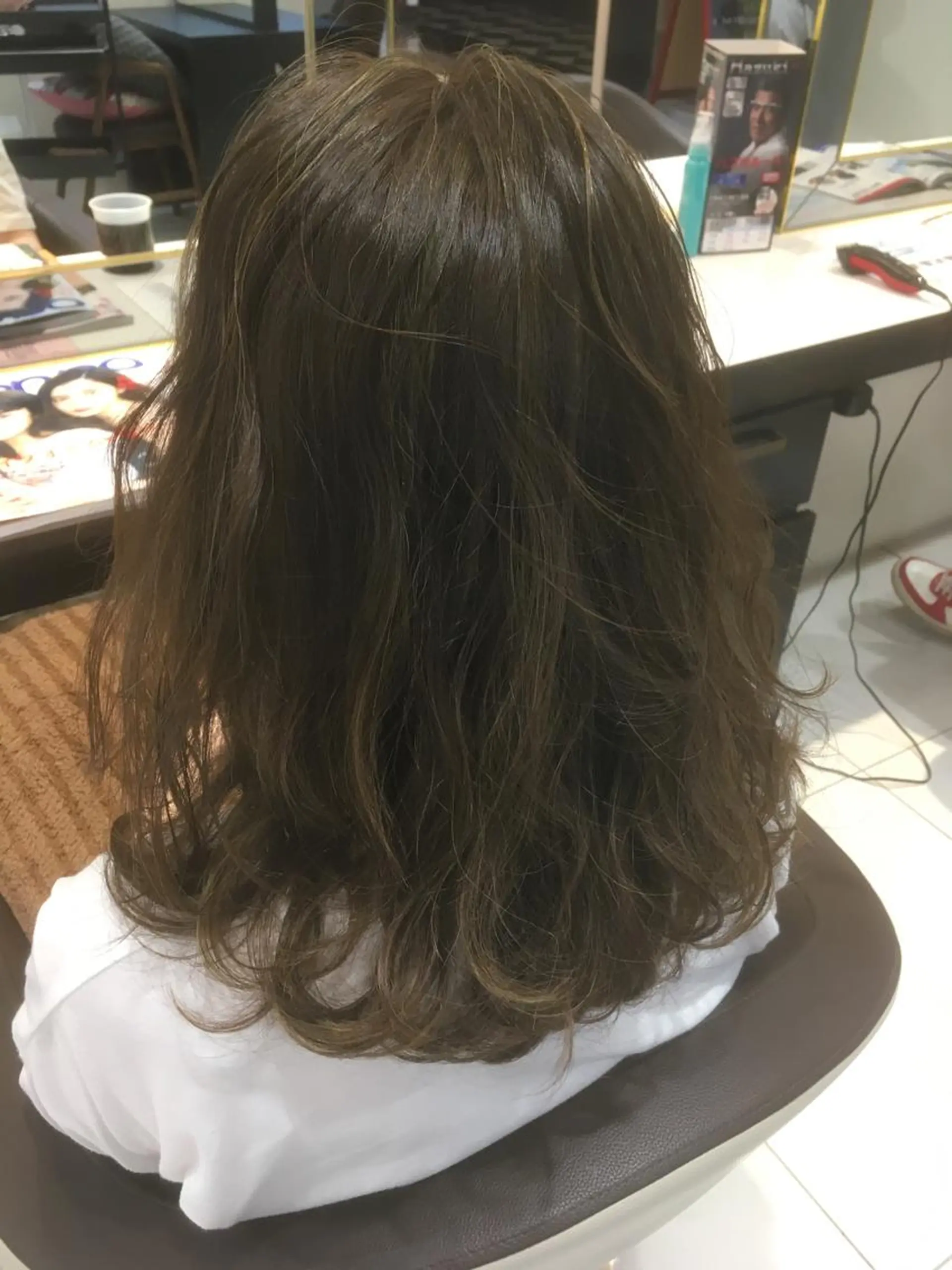 ミディアム パーマ 井口 真人のヘアスタイル