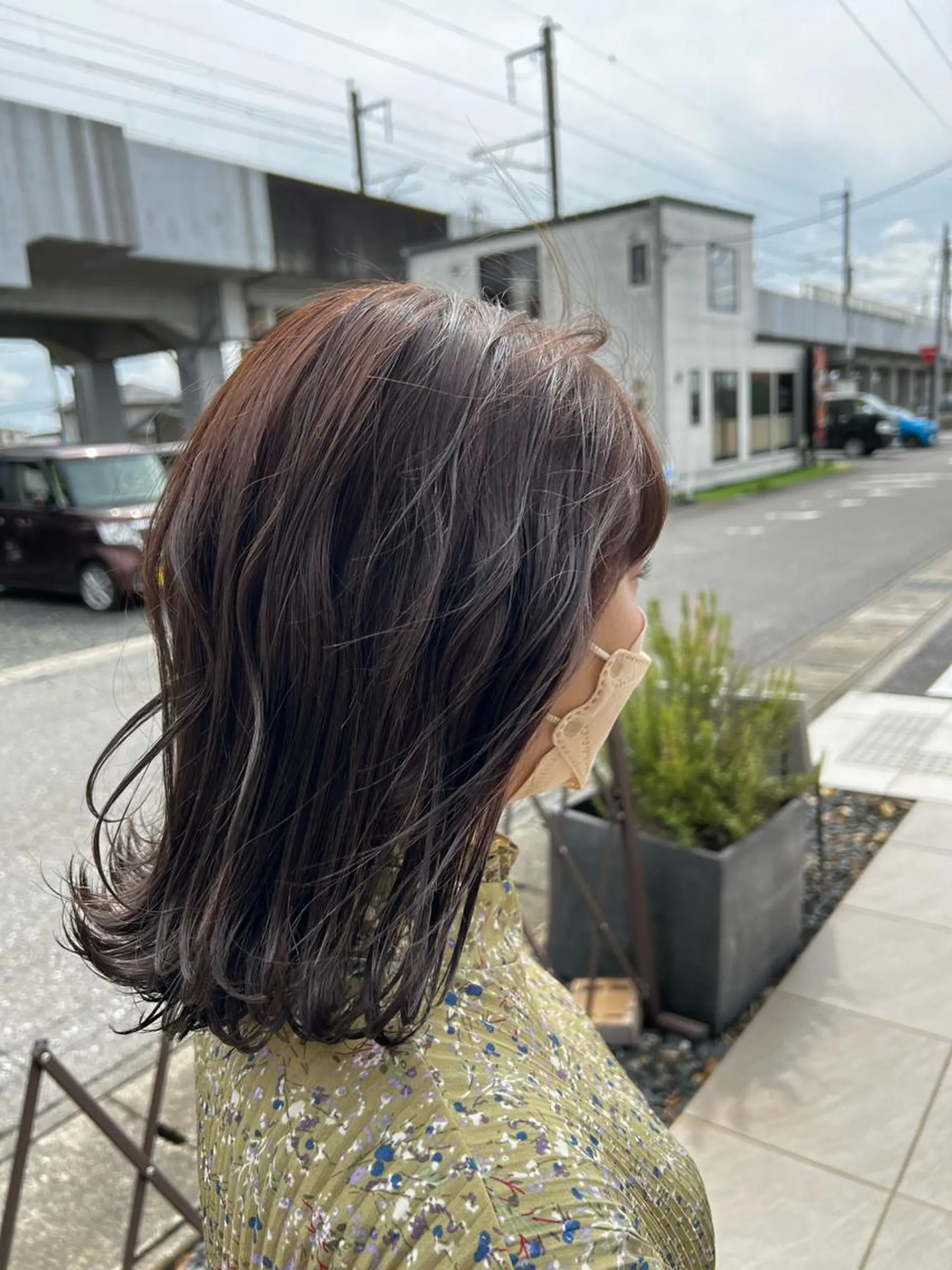 ミディアム NAGONSTYLE 高塩知輝のヘアスタイル