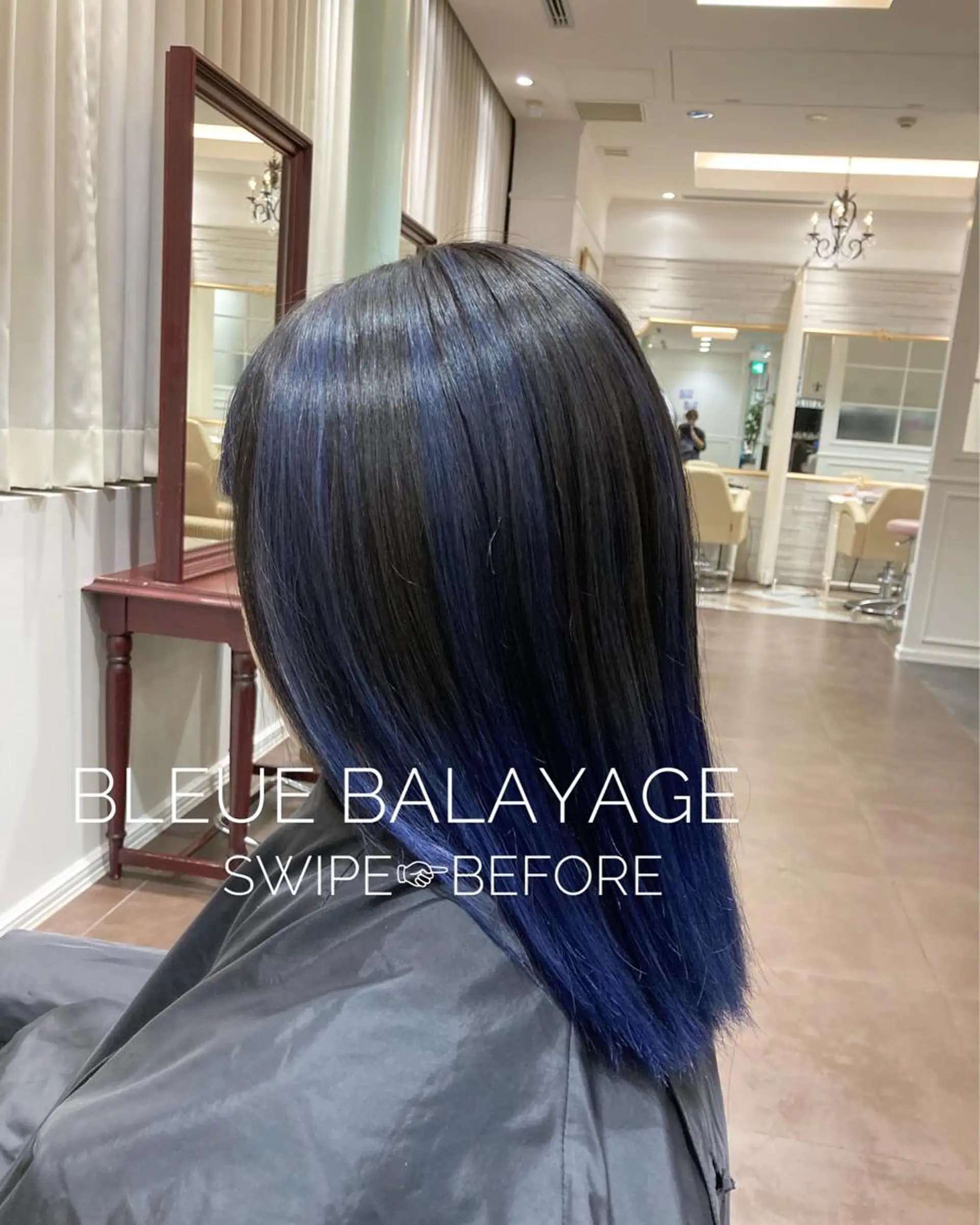 セミロング カラー パーマ ヘアアレンジ Zina渋谷エリア マネージャShionのヘアスタイル