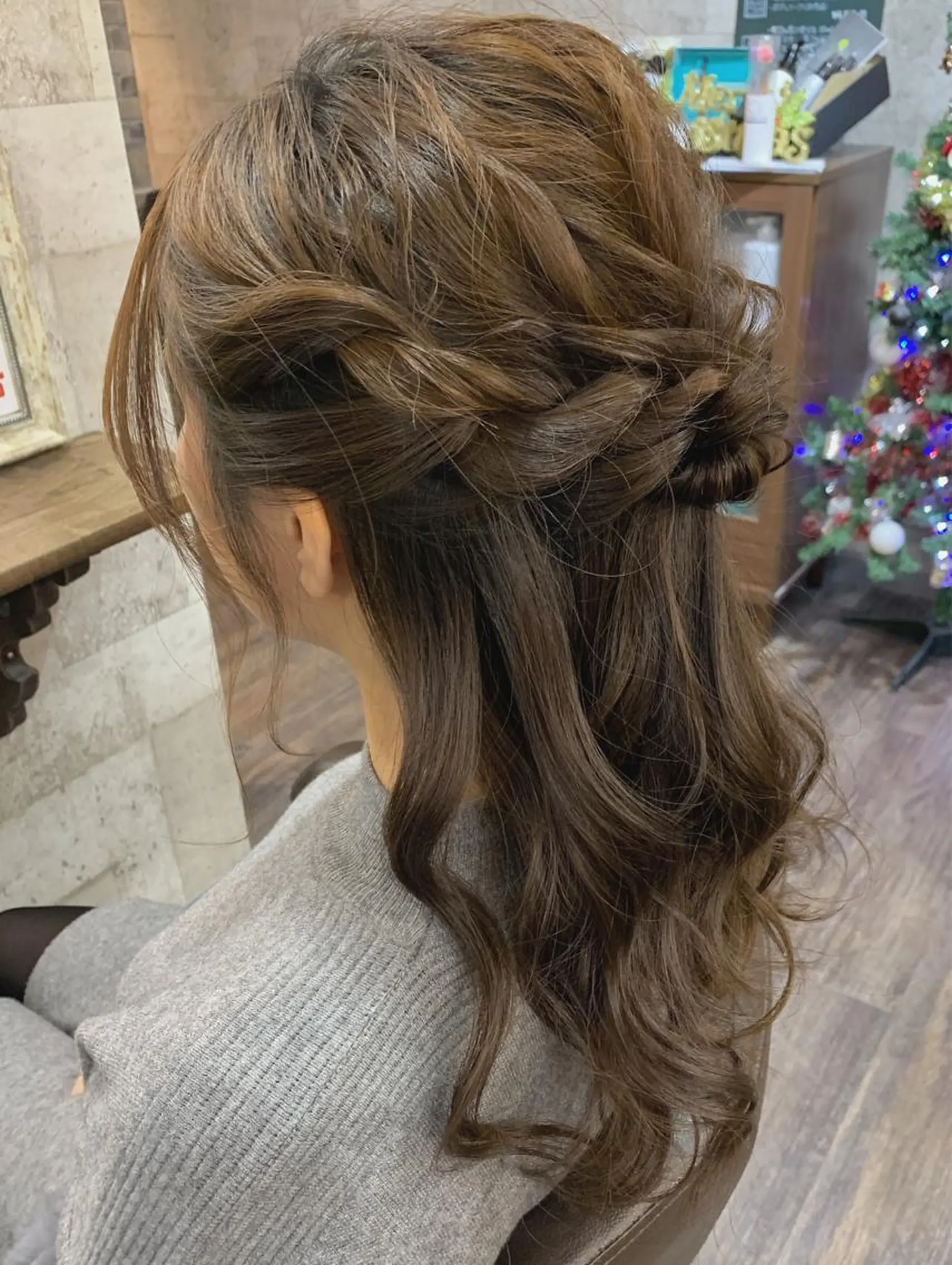 ヘアアレンジ ハーフアップ B E C H I C O〔べち子〕のヘアスタイル