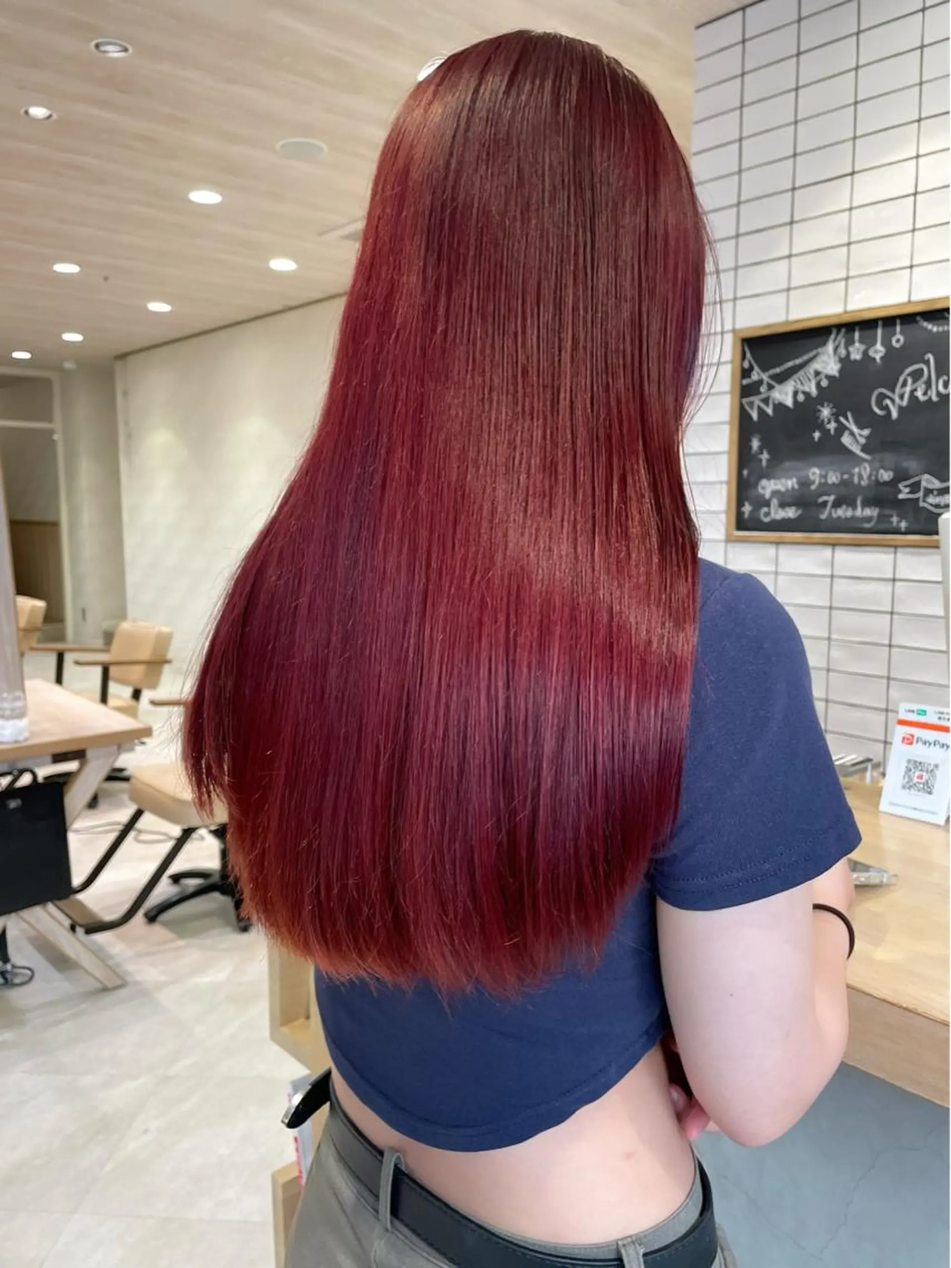 ロング カラー カット ヘアカラー トリートメント haru/レイヤー/ ウルフのヘアスタイル