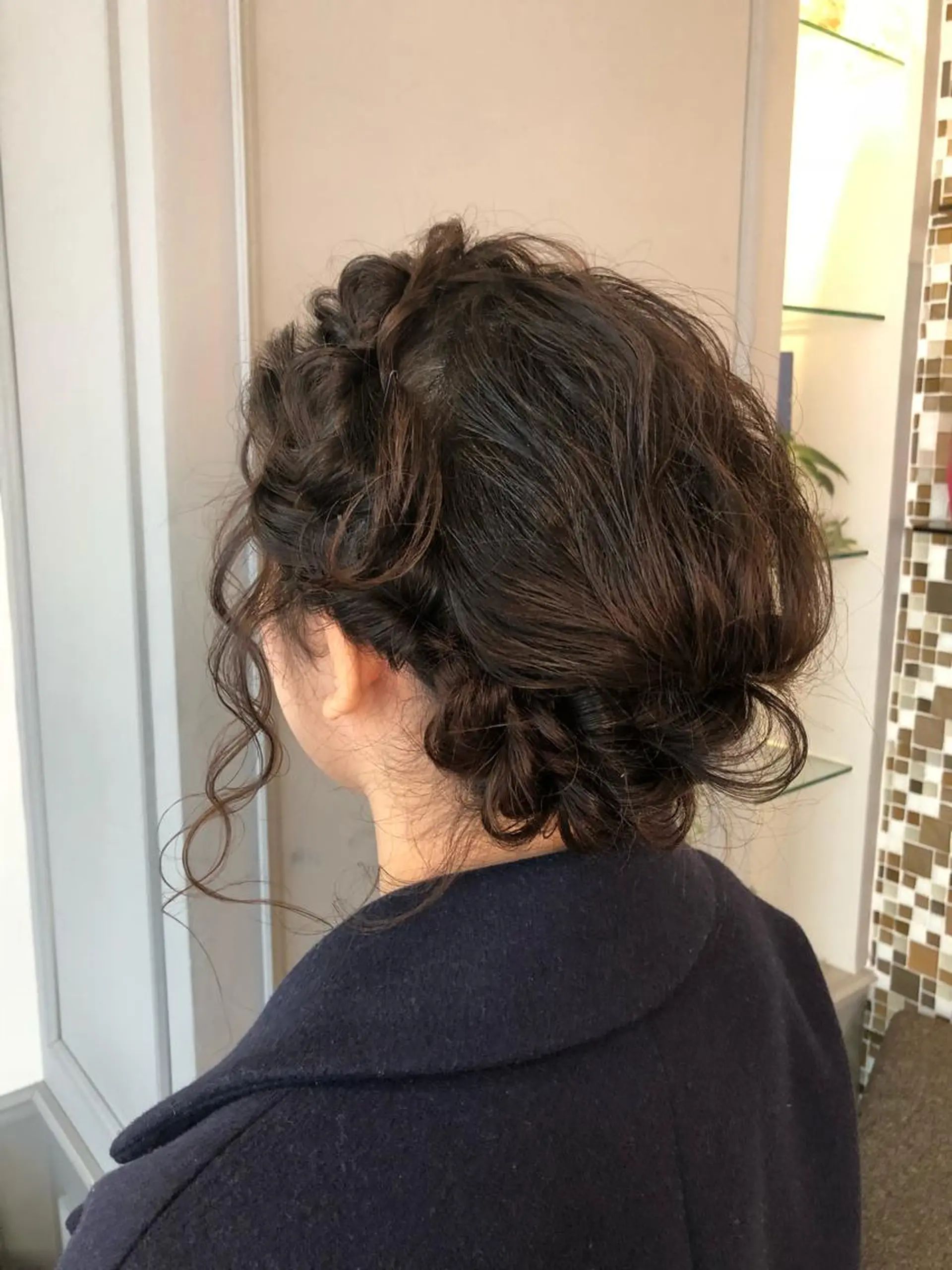 セミロング ヘアアレンジ レイヤーカット✂️ 横浜No1♡下鳥翔子のヘアスタイル