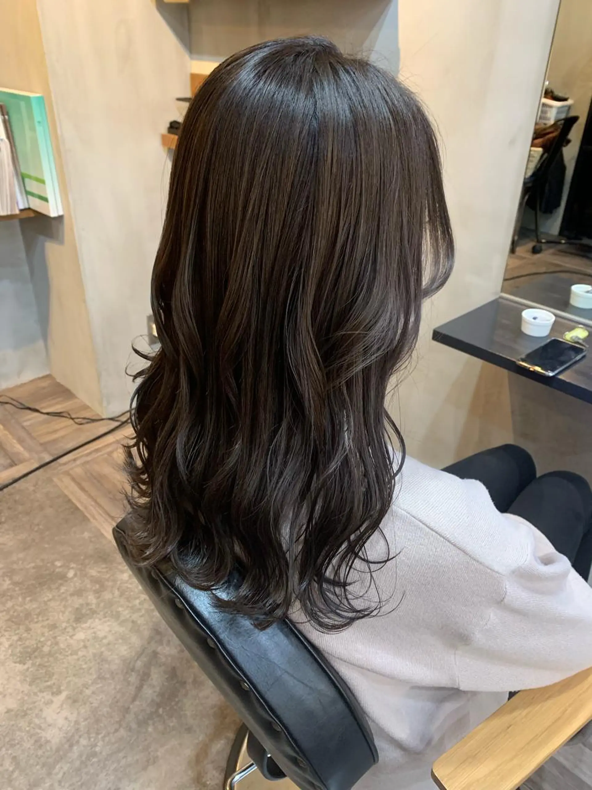 ロング ヘアカラー トリートメント 山本 みきのヘアスタイル