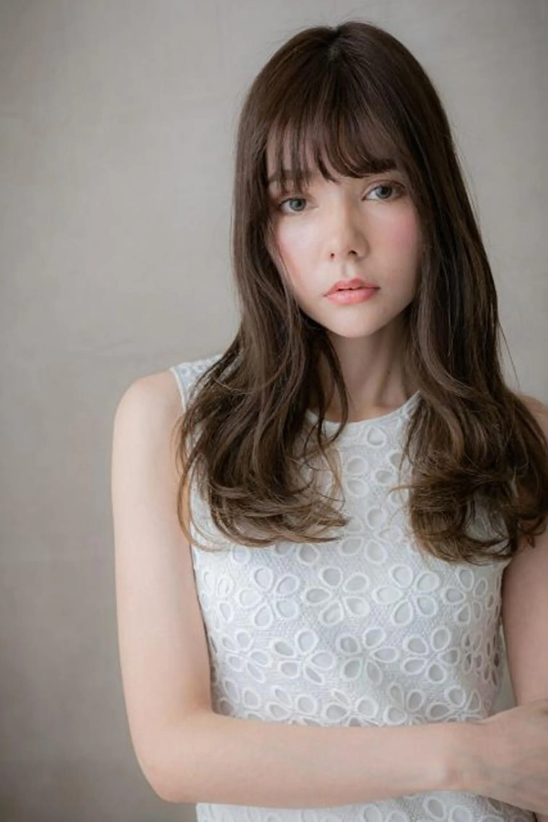 ロング カラー パーマ 出川 宙☘️のヘアスタイル