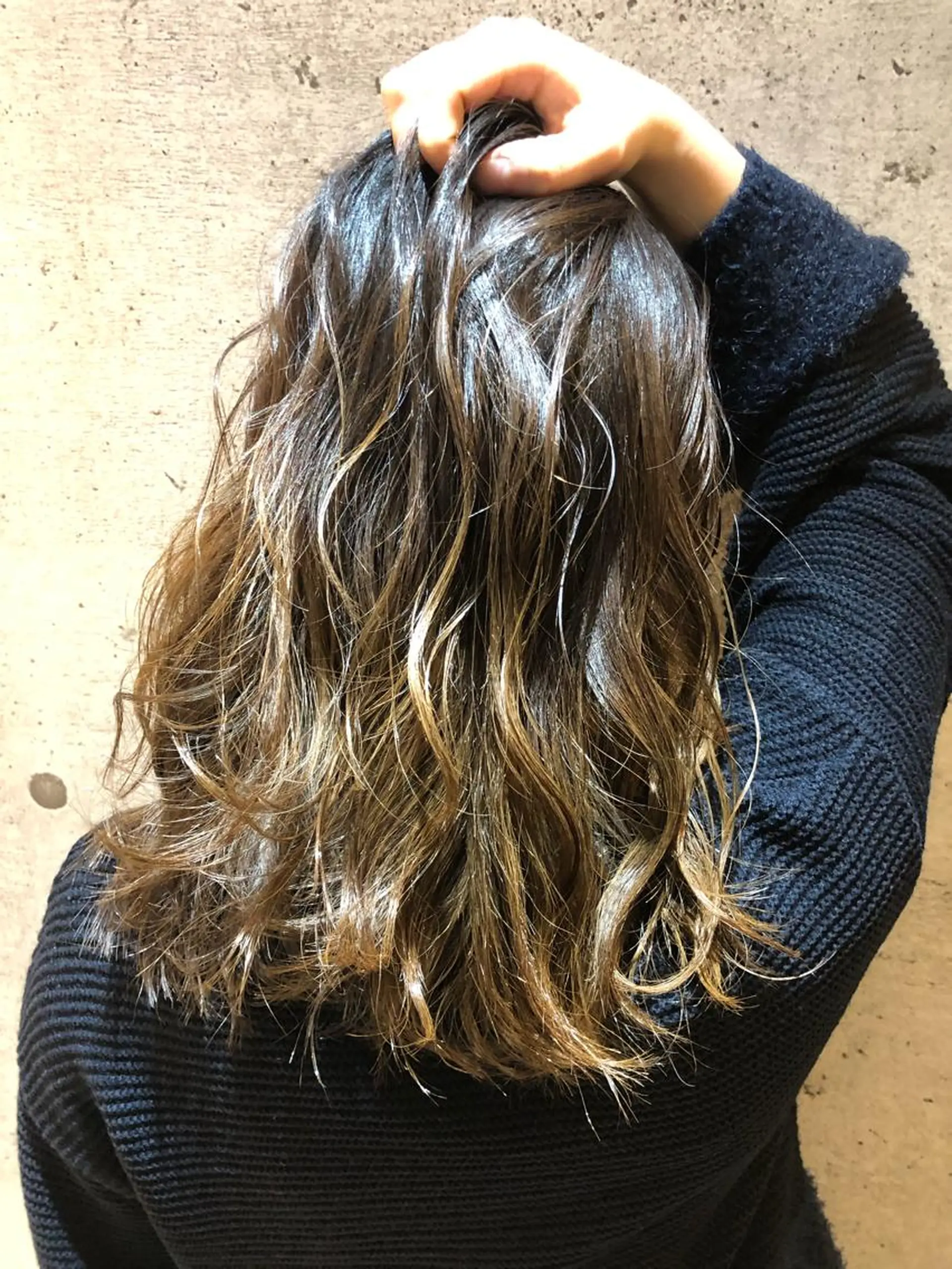 ミディアム カラー 久保 敏之のヘアスタイル