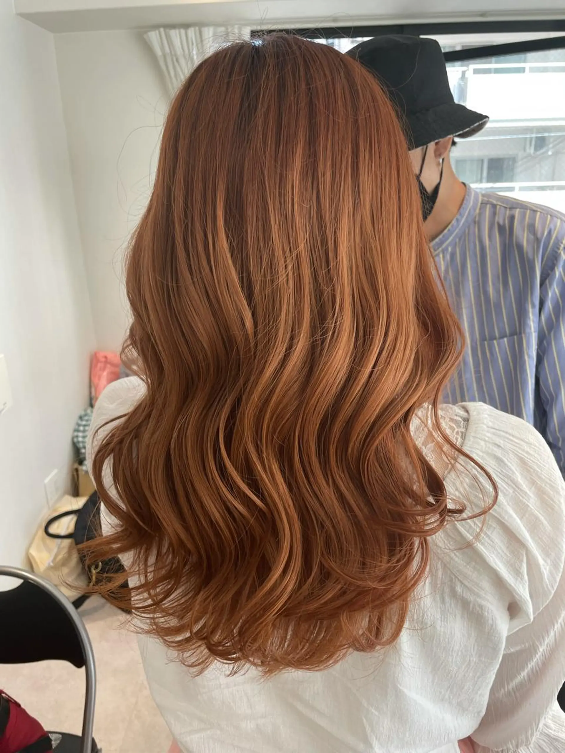 ロング カラー カット ヘアカラー トリートメント FERIAあべの KARINのヘアスタイル