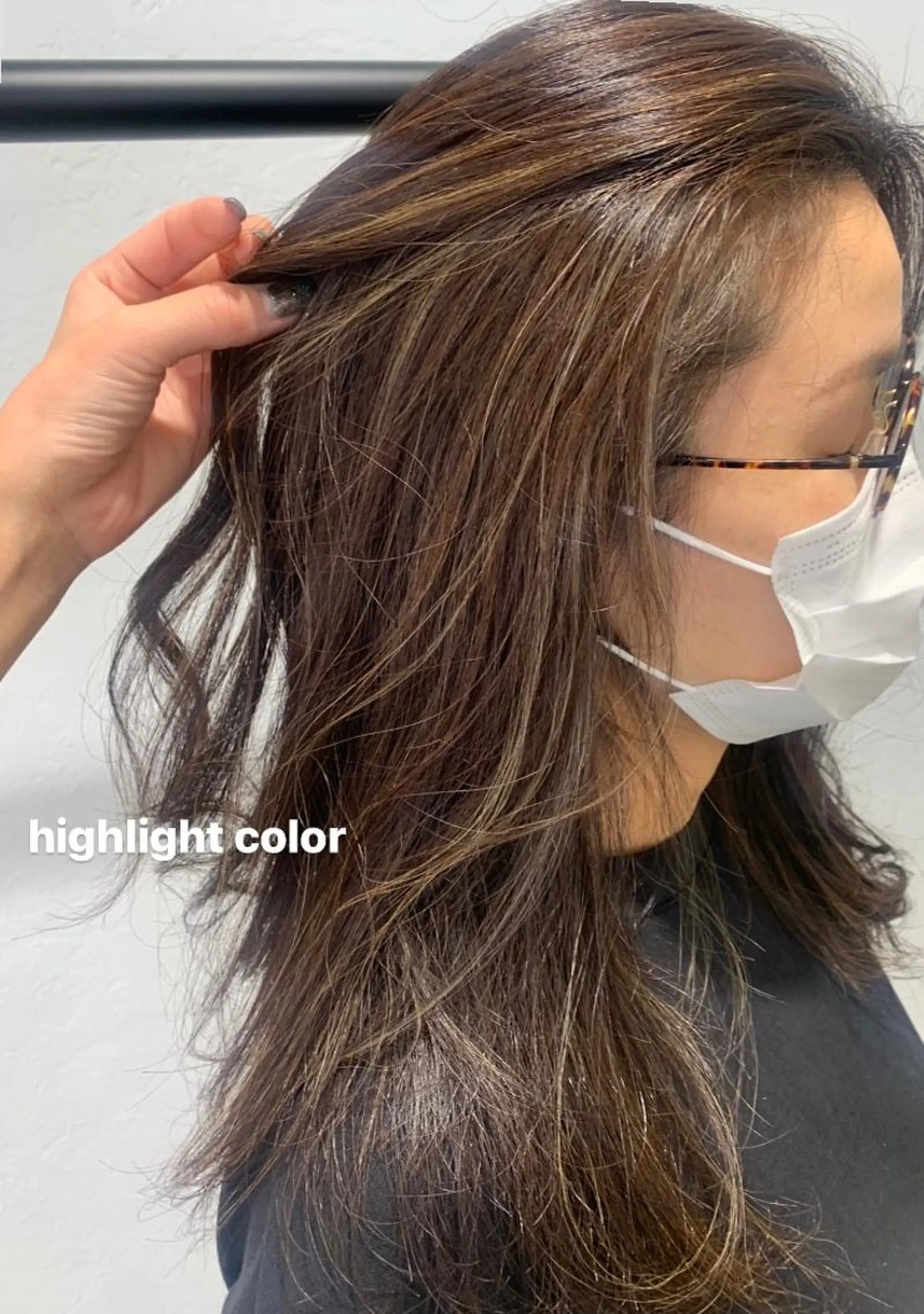 ロング カラー 顔周り/レイヤー 🤍マリノのヘアスタイル