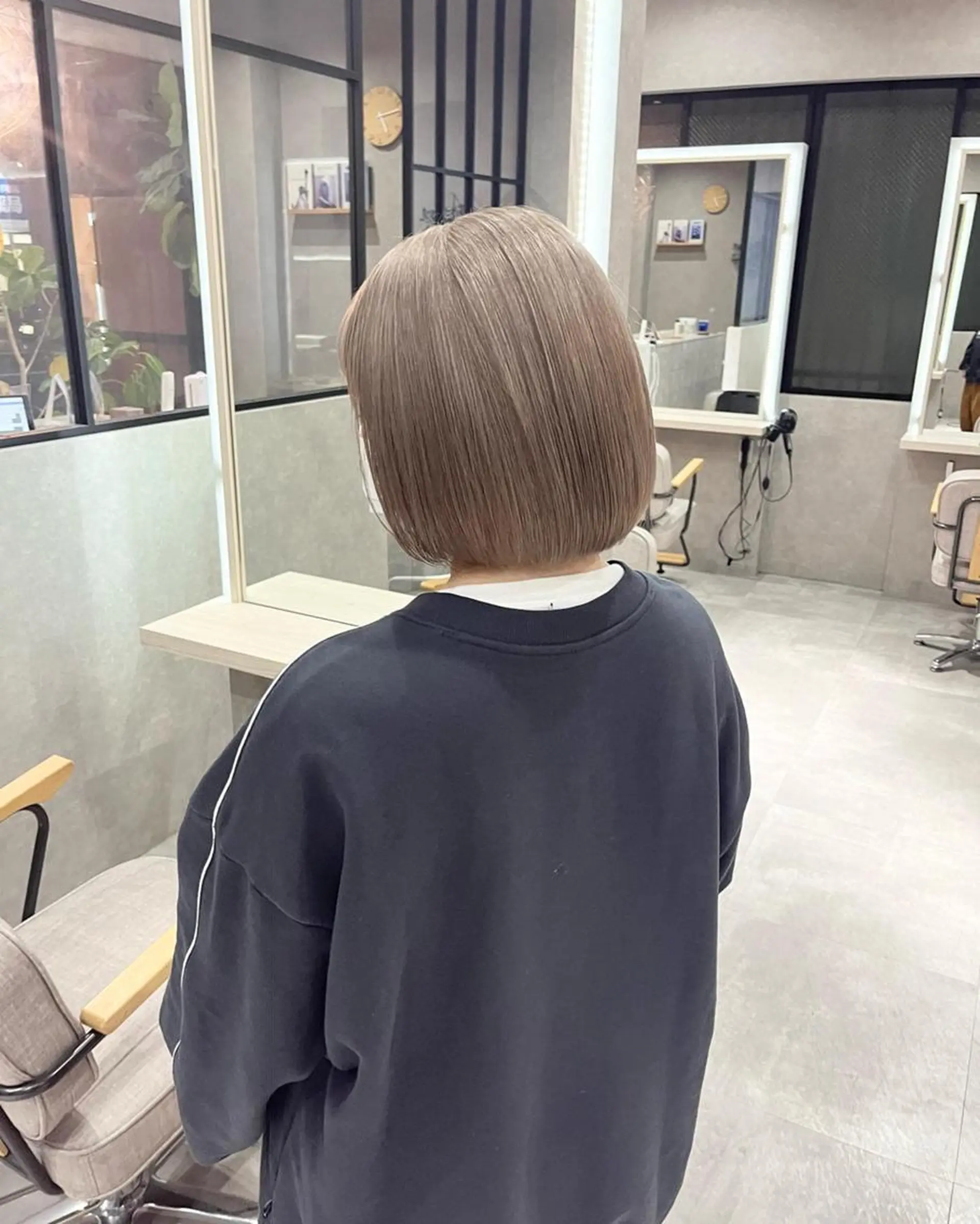 セミロング カラー メンズ 長谷川 湧のヘアスタイル