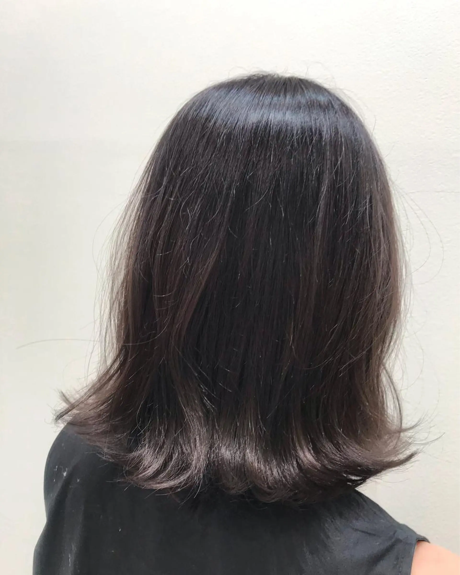 ミディアム パーマモデル募集🌈 森脇帆南のヘアスタイル