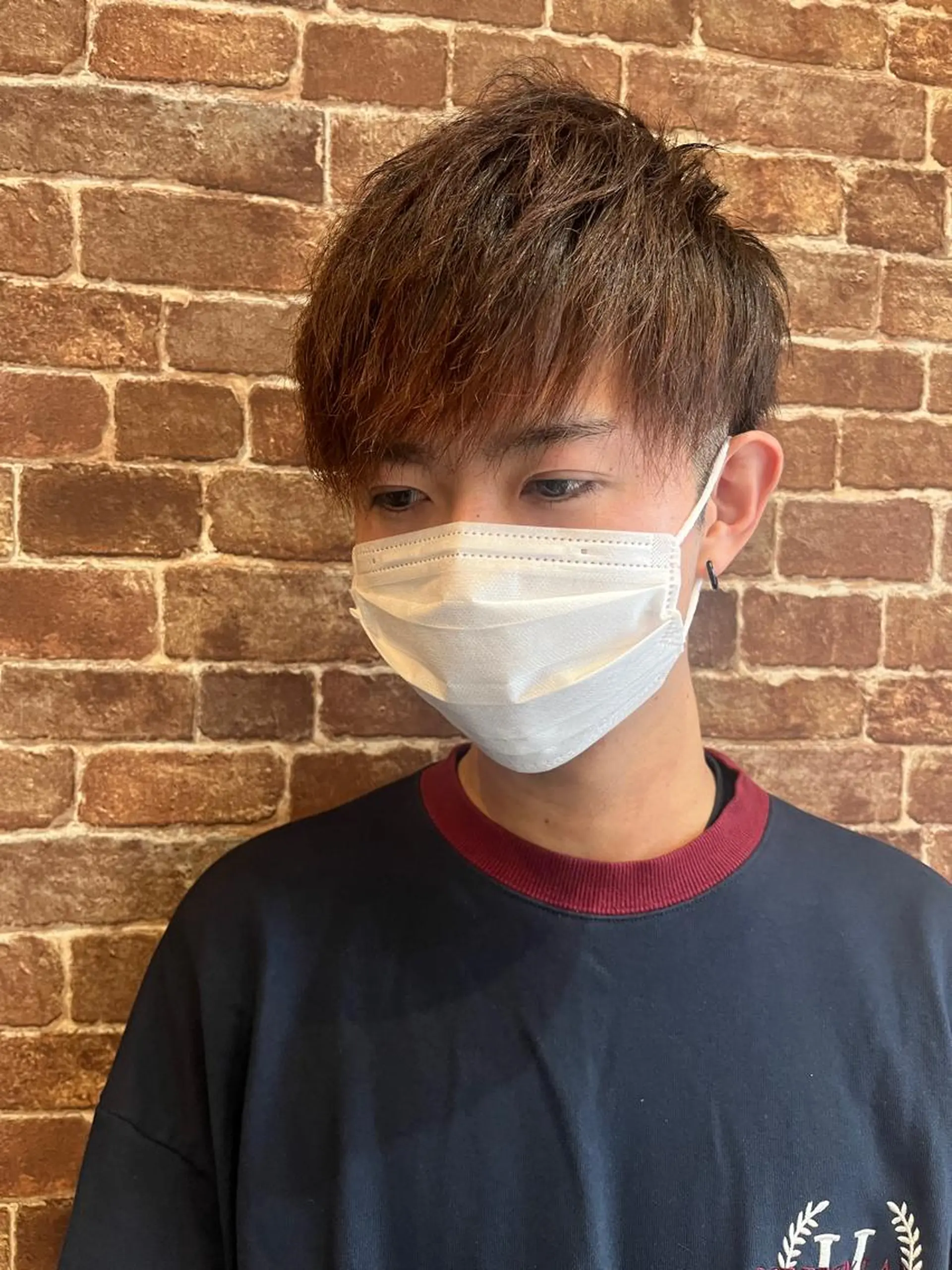 ショート カラー パーマ ヘアアレンジ メンズ キッズ ネイル マツエク・マツパ アイブロウ メンズブリーチ メンズハイライト メンズインナーカラー メンズ韓国風 ブリーチ 久木原 ゆりのヘアスタイル