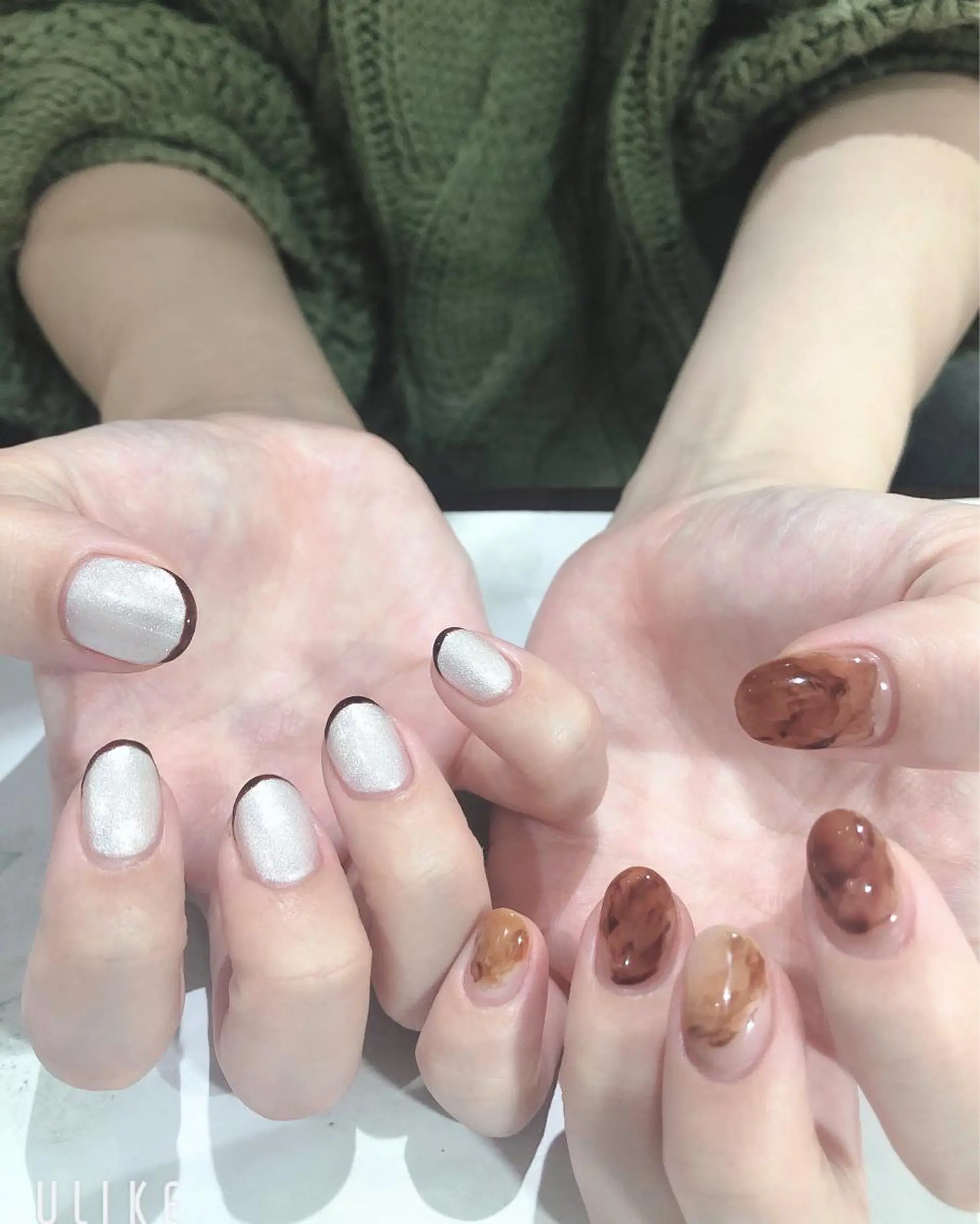 ネイル ニュアンスネイル ハンドネイル 吉野✨ ネイルデザイナー✨のネイルデザイン