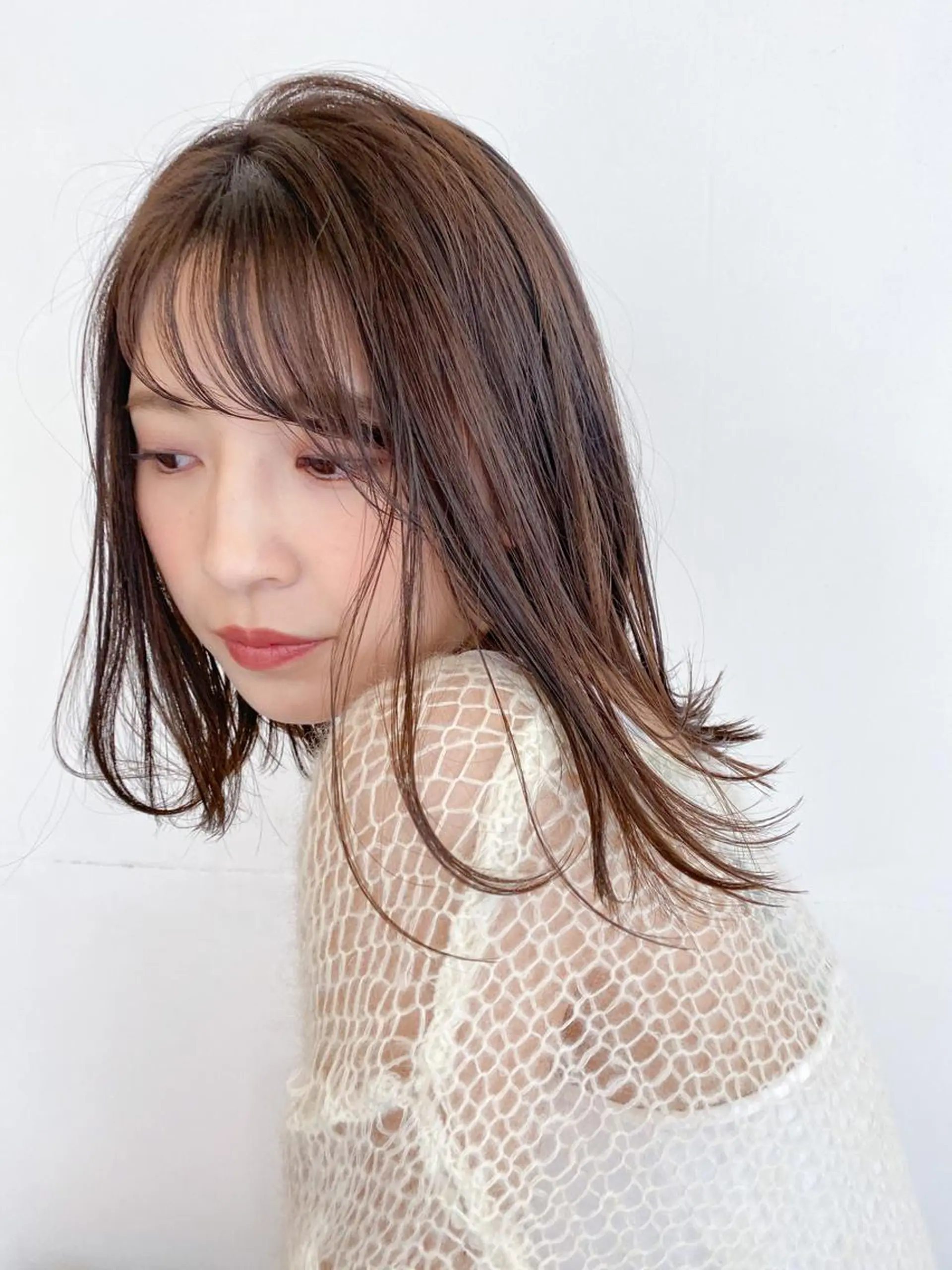 ミディアム ボブ ness🎖️ カミカリスマ受賞のヘアスタイル