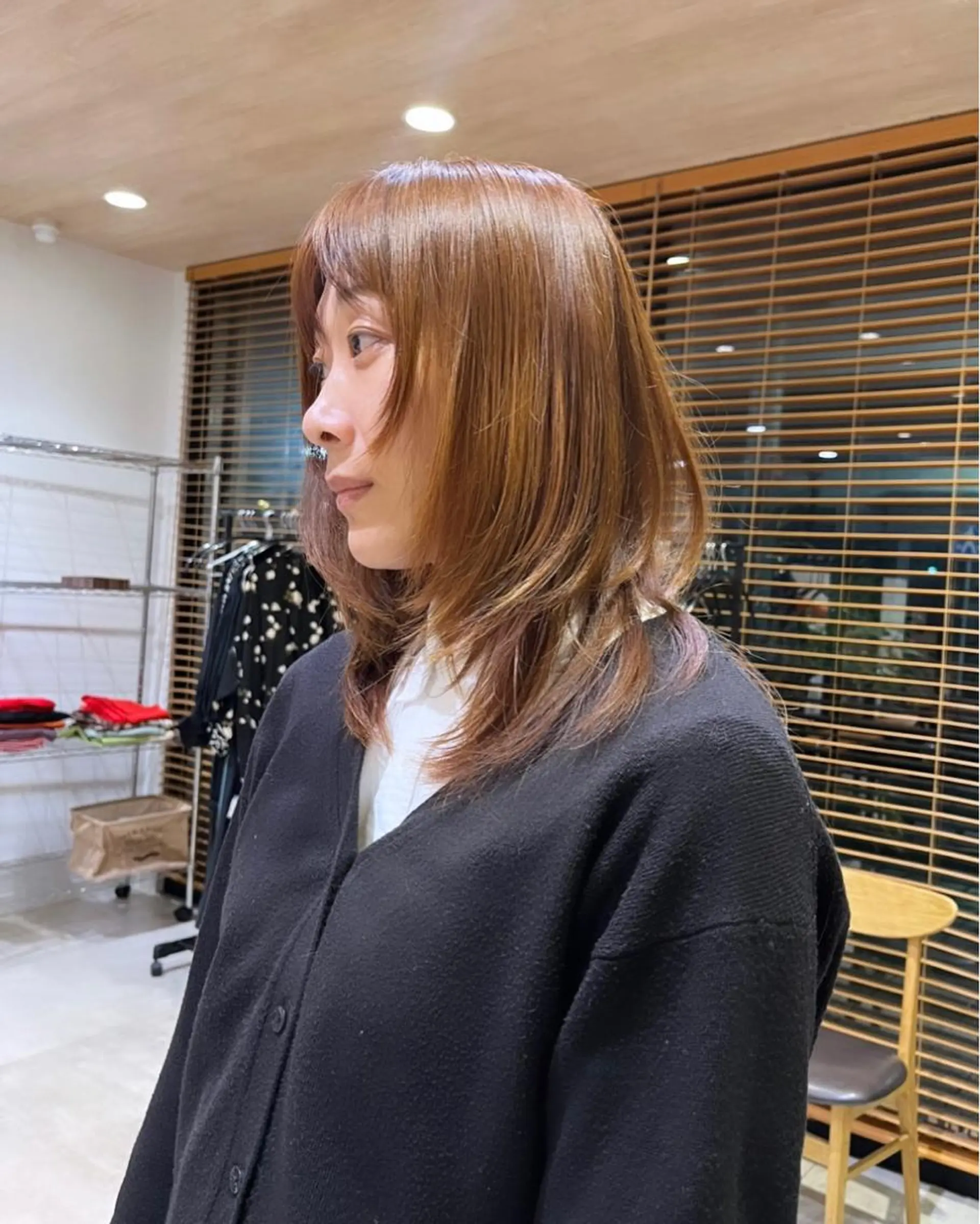 ミディアム カラー 産休中です 艶カラー♡オカのヘアスタイル