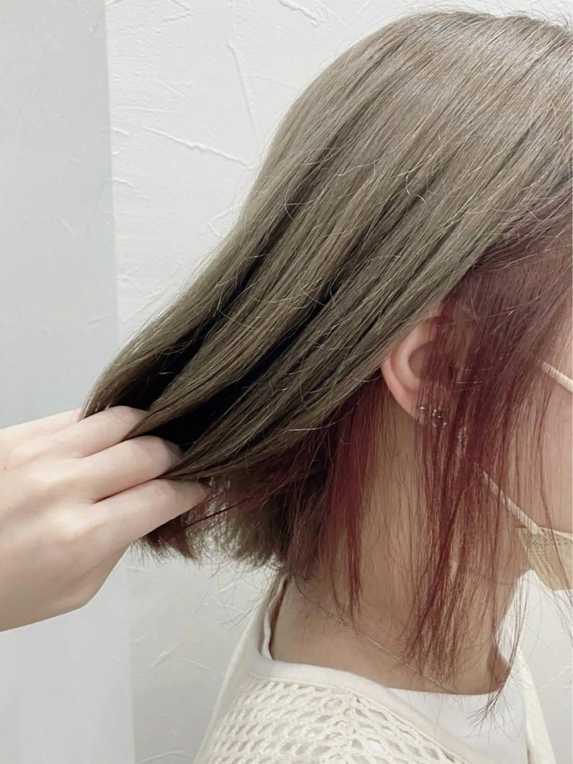 ショート カラー 佐藤 怜央のヘアスタイル