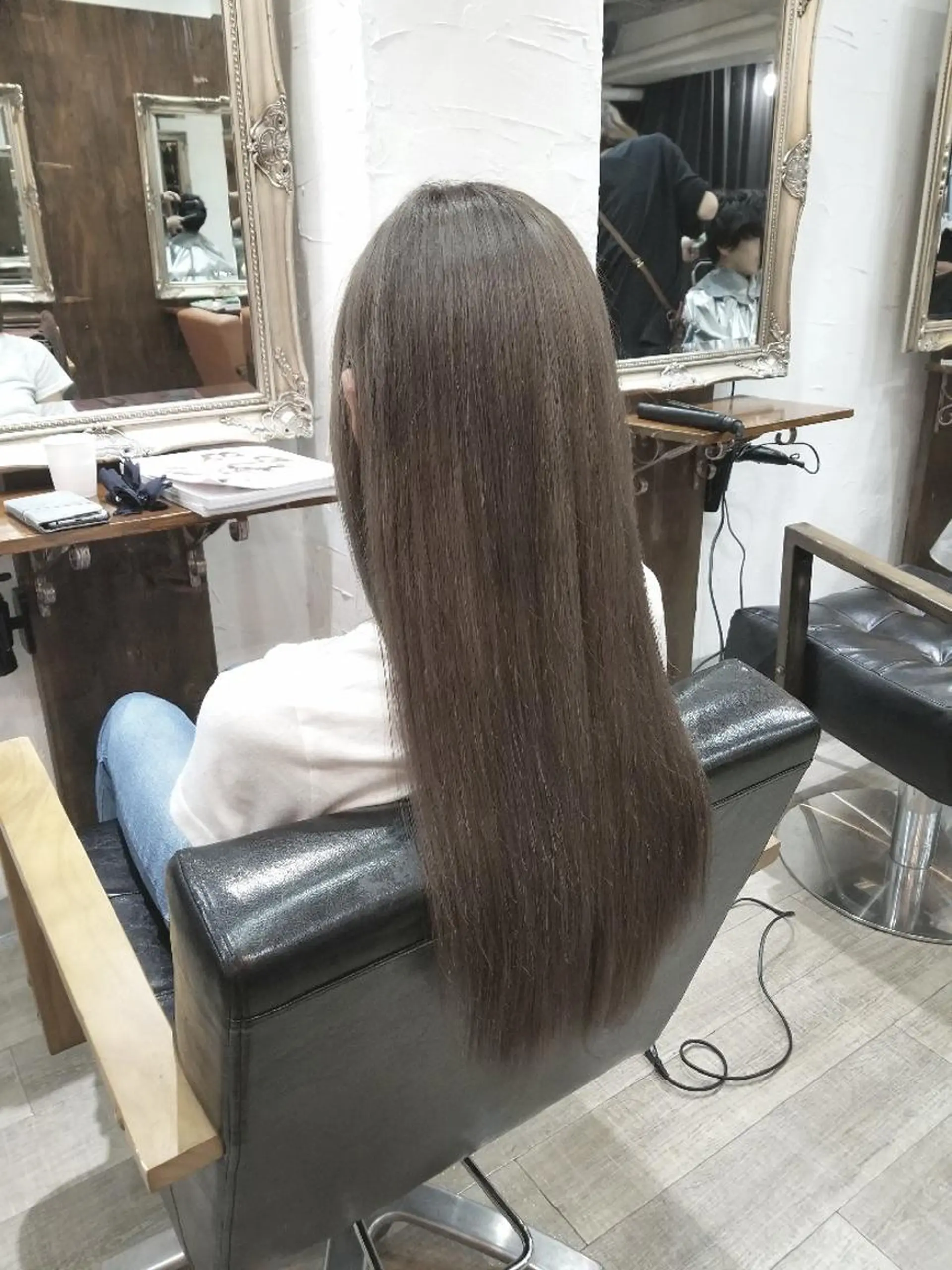 ロング カラー カット ヘアカラー トリートメント bathair 持田侑祐のヘアスタイル