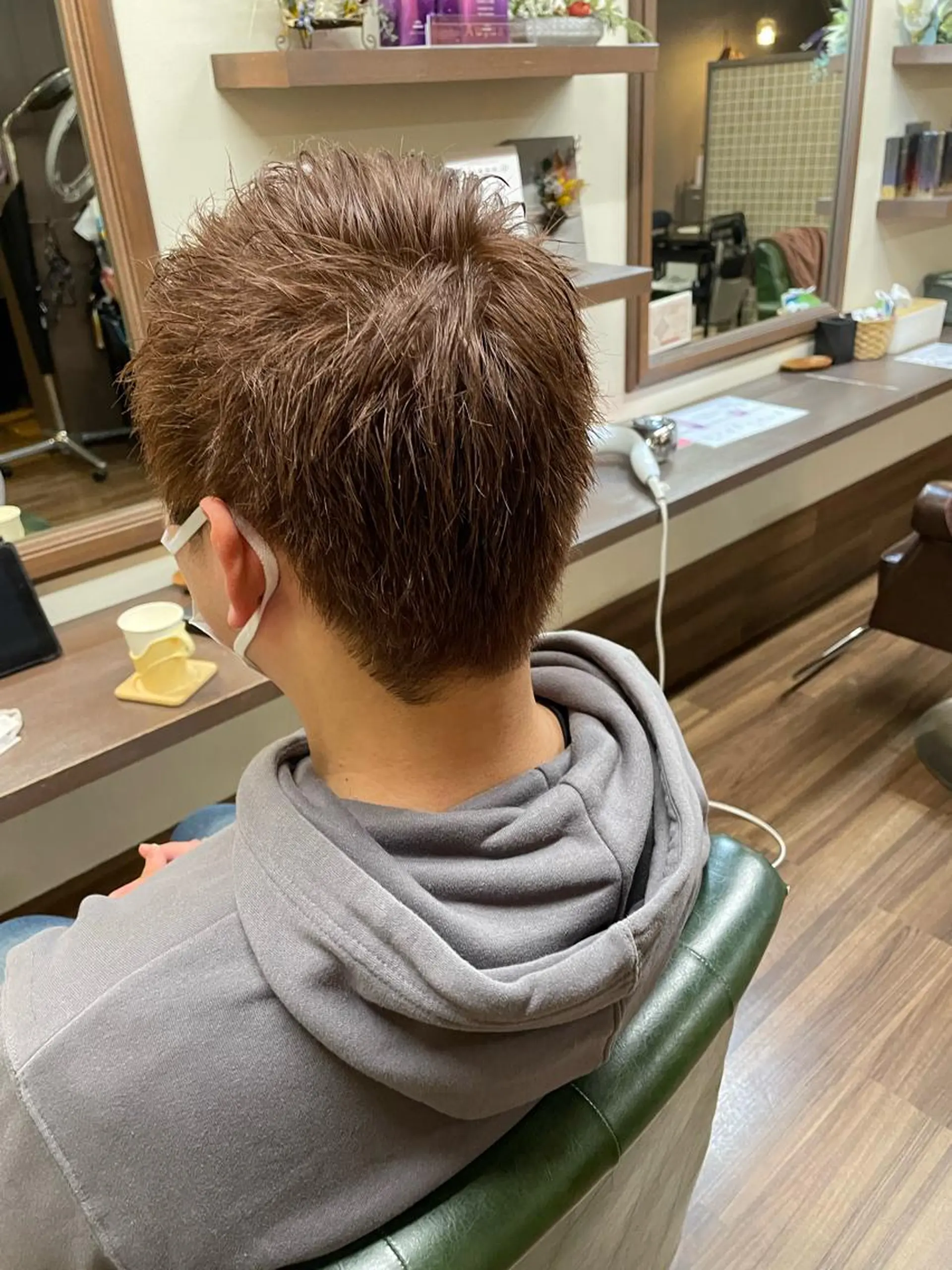 ショート メンズ カット ヘアカラー トリートメント 山本 純平のヘアスタイル