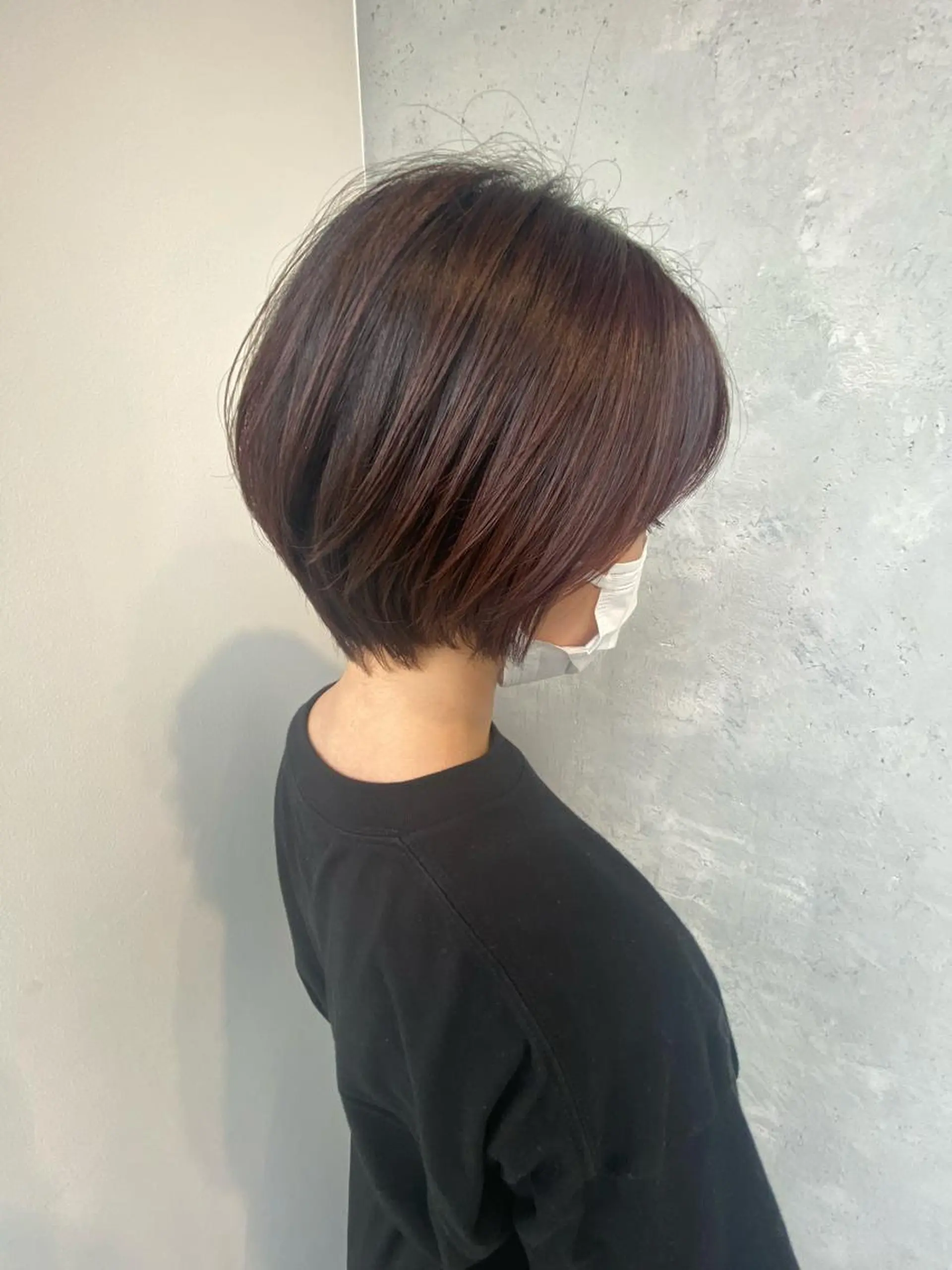 ショート カラー 【艶髪×韓国風】 毛流れ職人 RYOのヘアスタイル