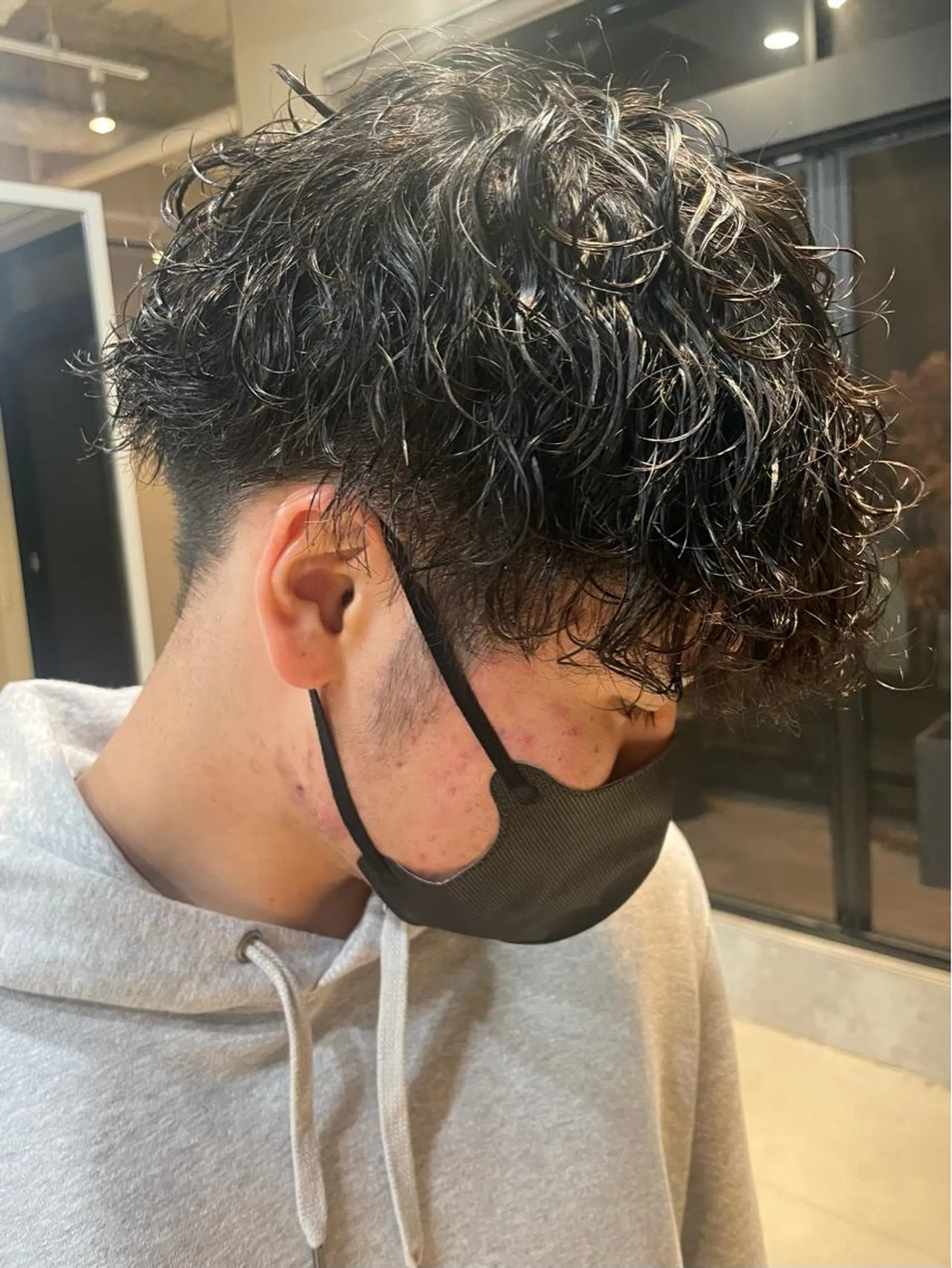 ショート パーマ メンズ AKI 🐉のヘアスタイル