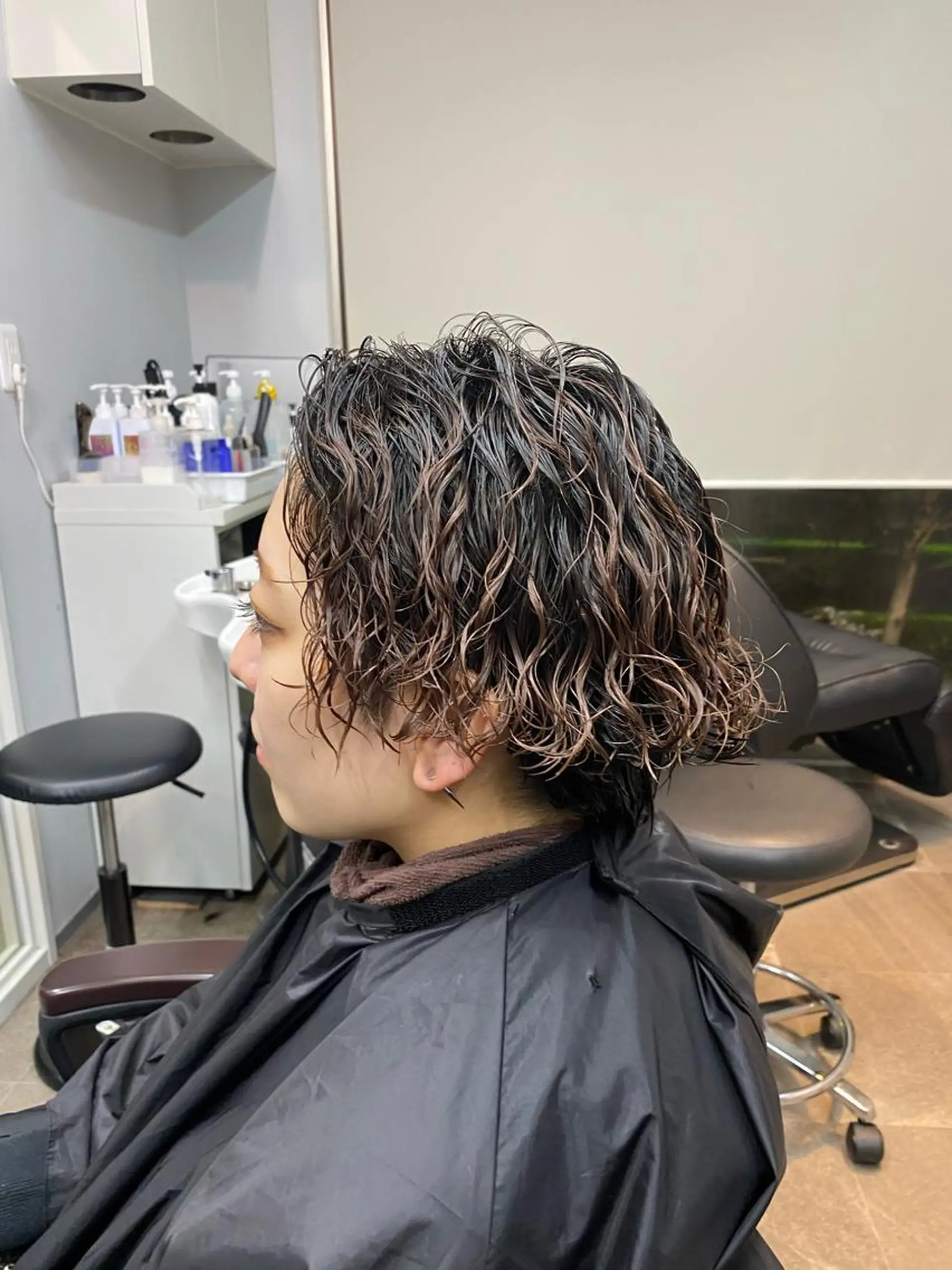 ショート パーマ 低ダメージパーマ ケアパーマ/武田明大のヘアスタイル