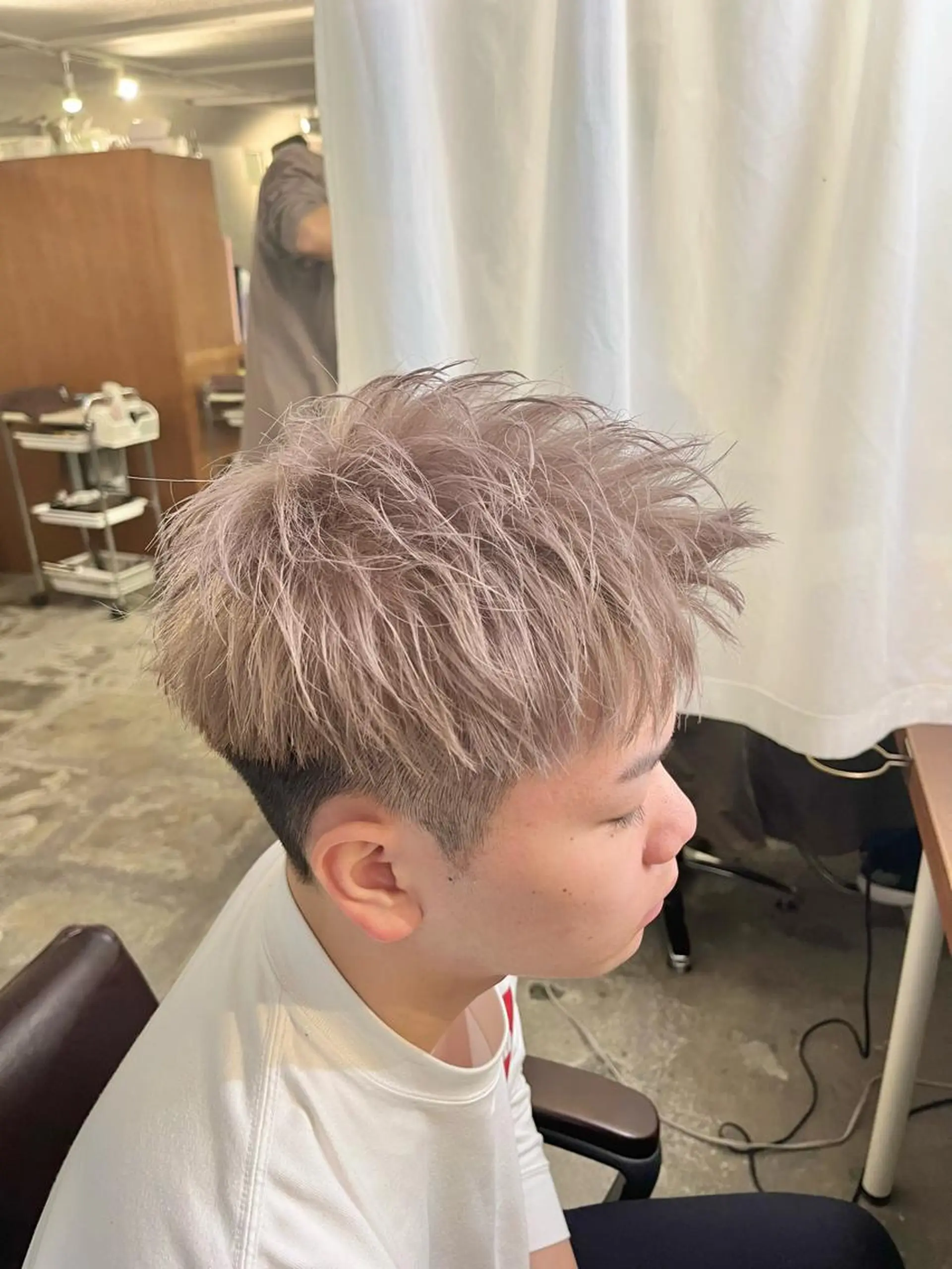 カラー メンズ ヘアカラー 透明感カラー/ ブリーチ無し/RYOのヘアスタイル