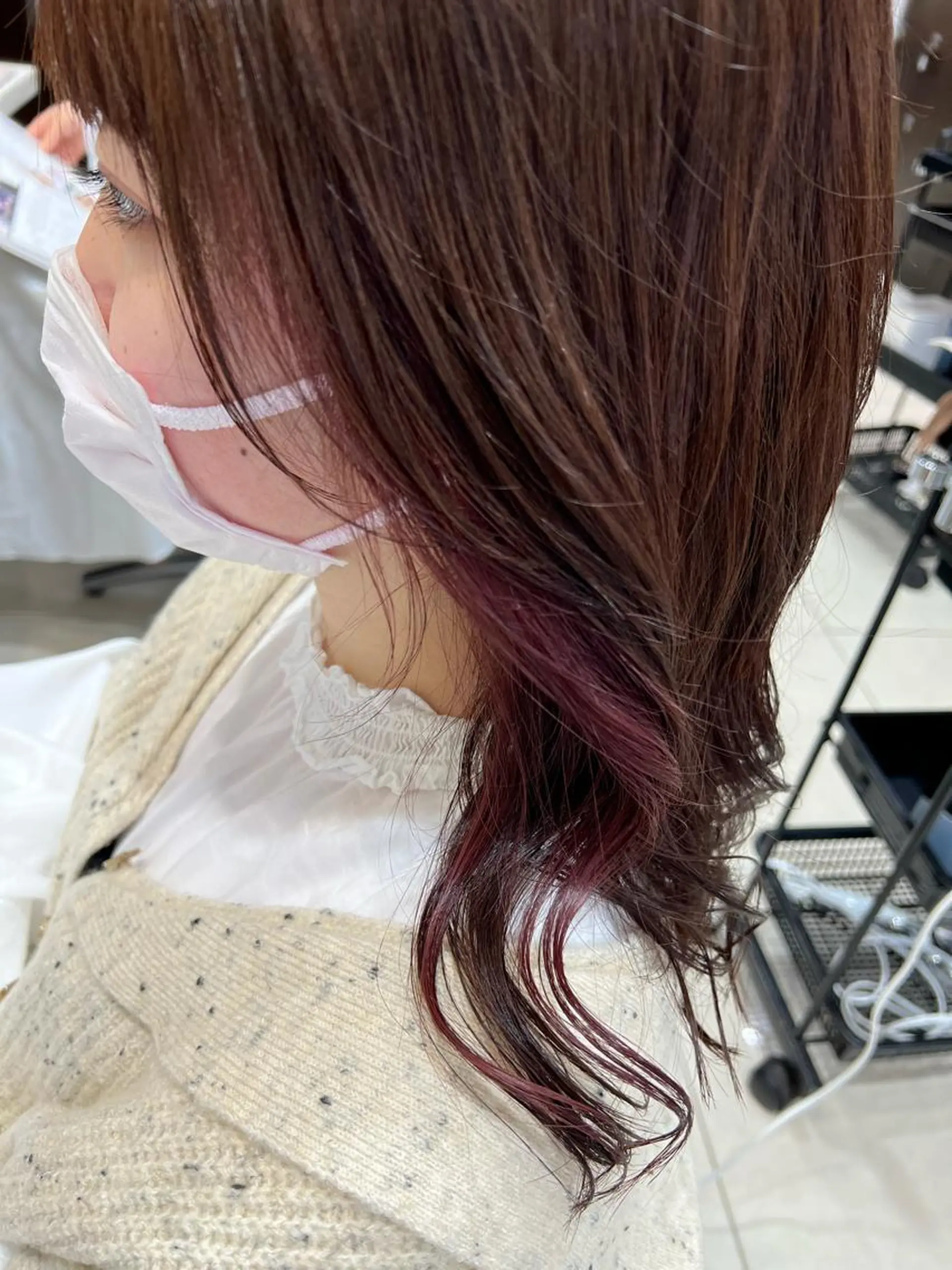 ロング カラー ピンクカラー ✨髪質改善矯正× ブリーチ✨YU-KIのヘアスタイル