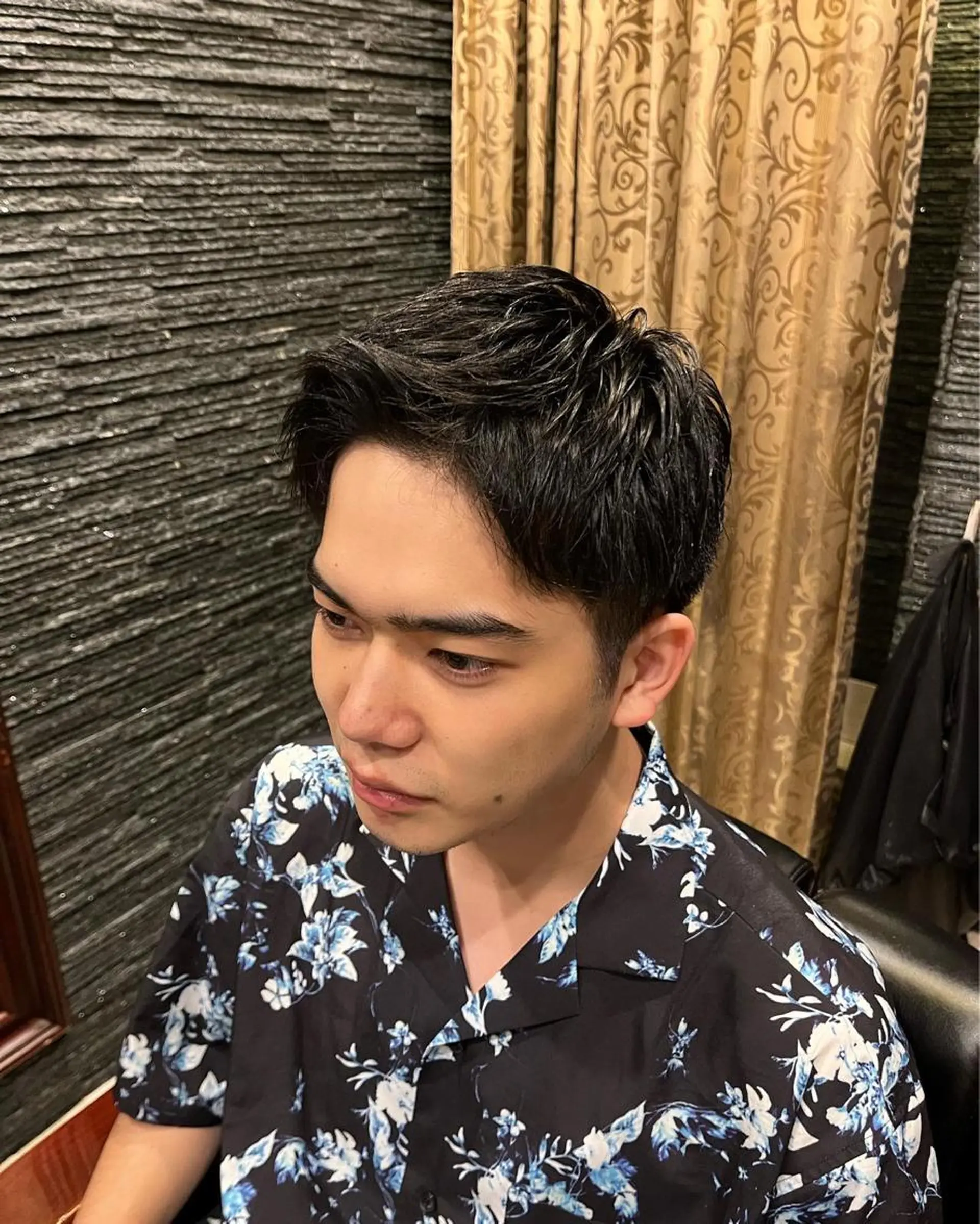 ミディアム メンズ 高橋 優希のヘアスタイル