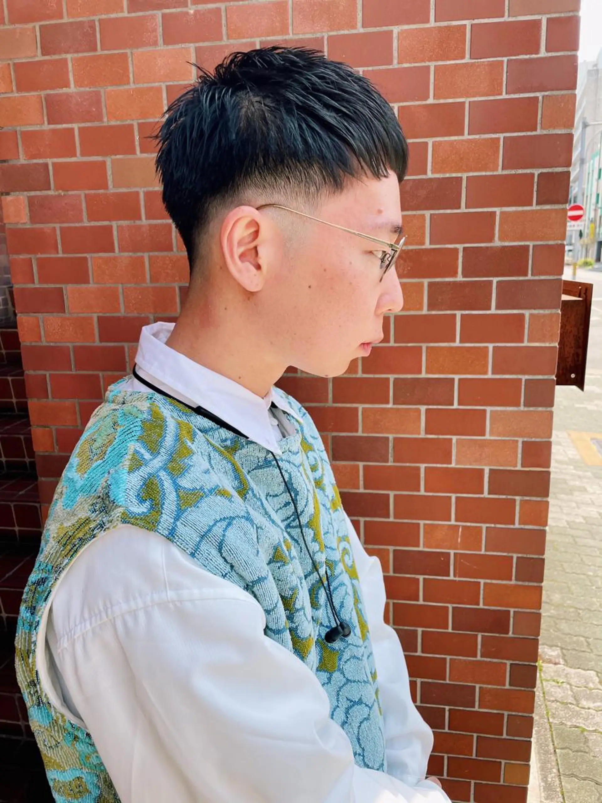 メンズ 丹羽大喜 縮毛矯正/美髪矯正のヘアスタイル