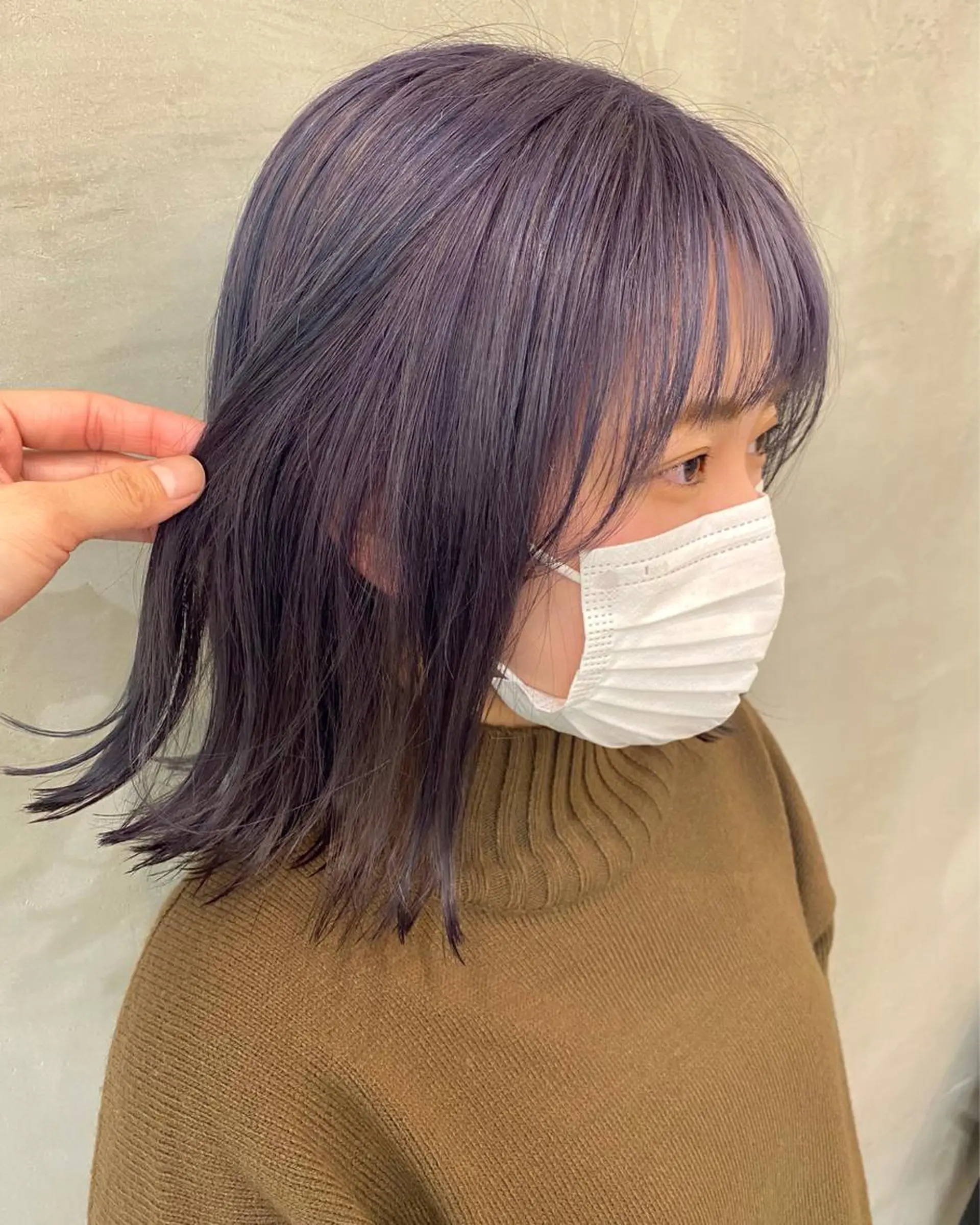 ミディアム カラー カット ヘアカラー トリートメント 🫧透明感カラー🫧 OIKAWAのヘアスタイル