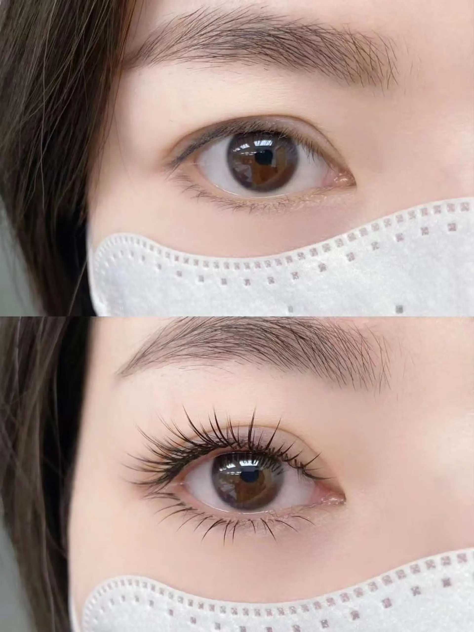 マツエク・マツパ 付け放題 バインドロック カラーマツエク フラットラッシュ 韓国風マツエク AB マツエクネイルサロンのマツエク・マツパデザイン