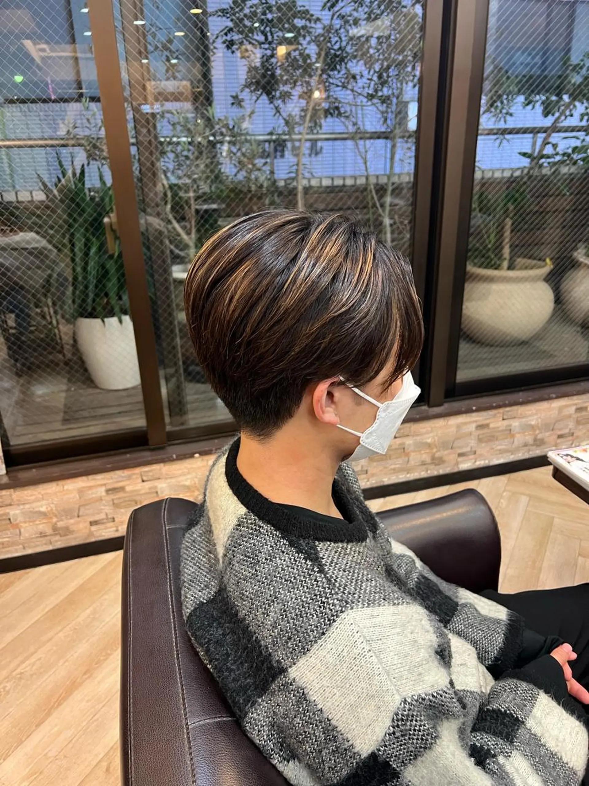 メンズ センターパート メンズ韓国風 シャローネ池袋 【れいな】のヘアスタイル