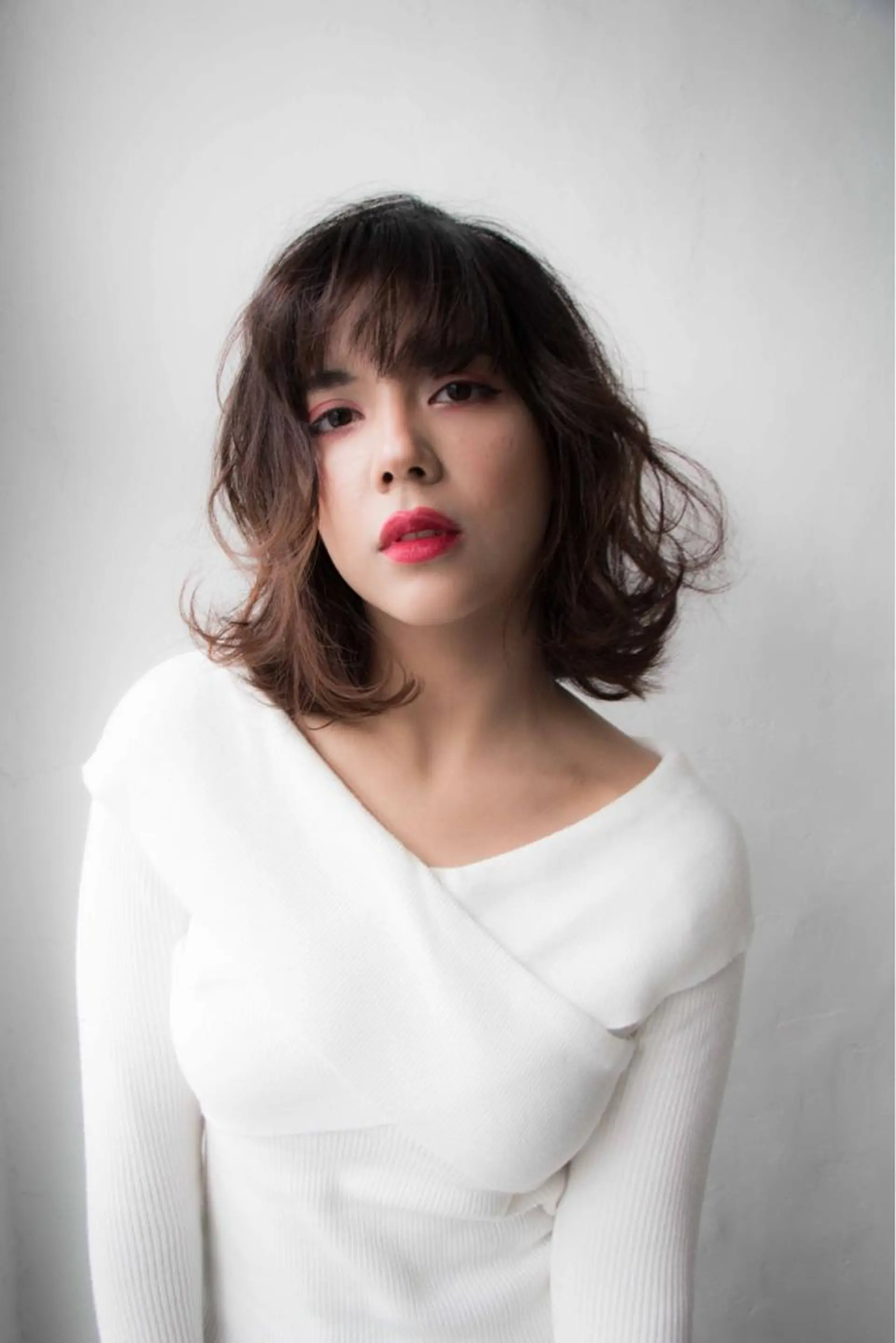 ミディアム 小澤 充のヘアスタイル