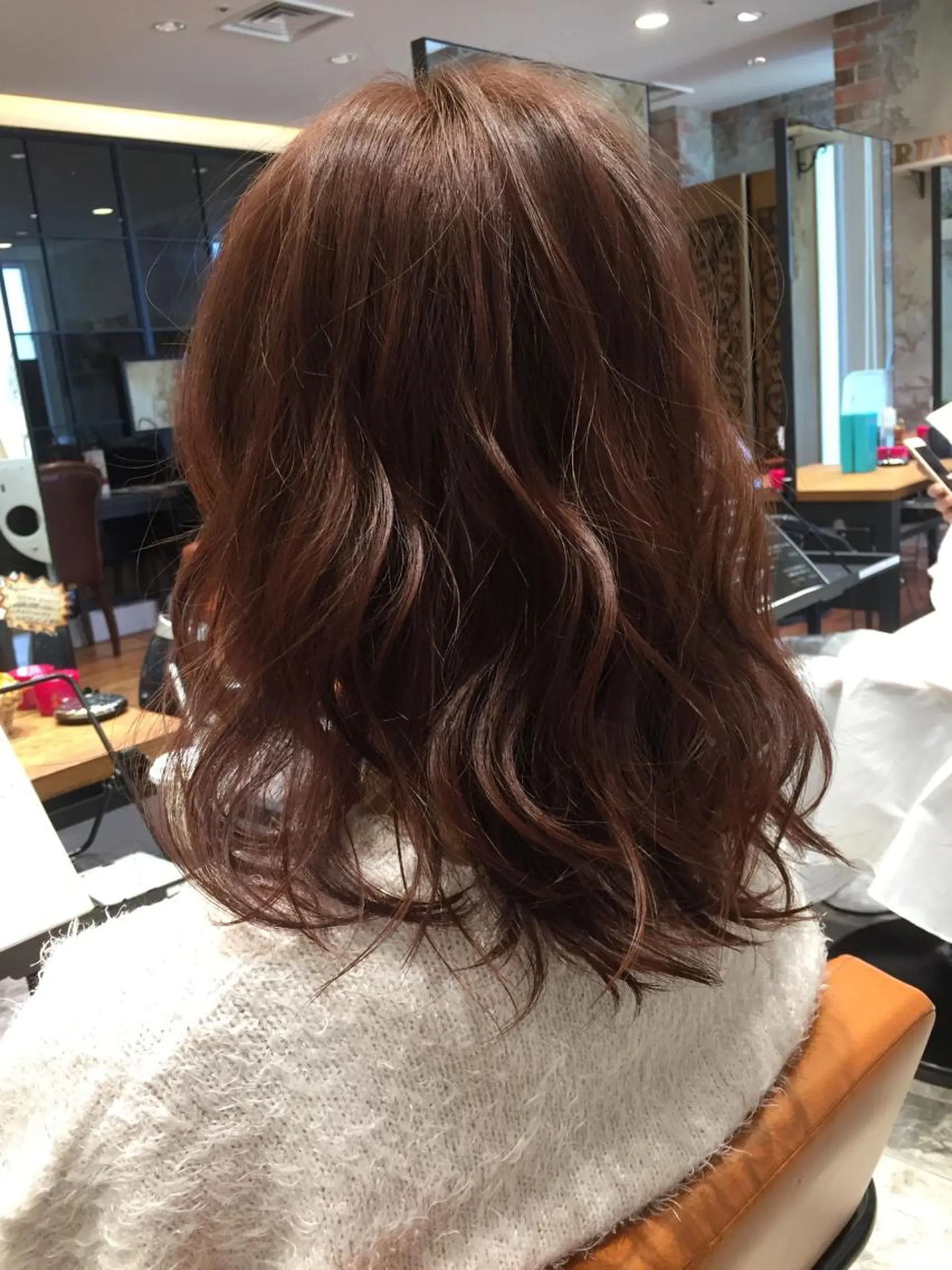 ショート ミディアム セミロング ロング カラー パーマ Soleria 田中慎一のヘアスタイル