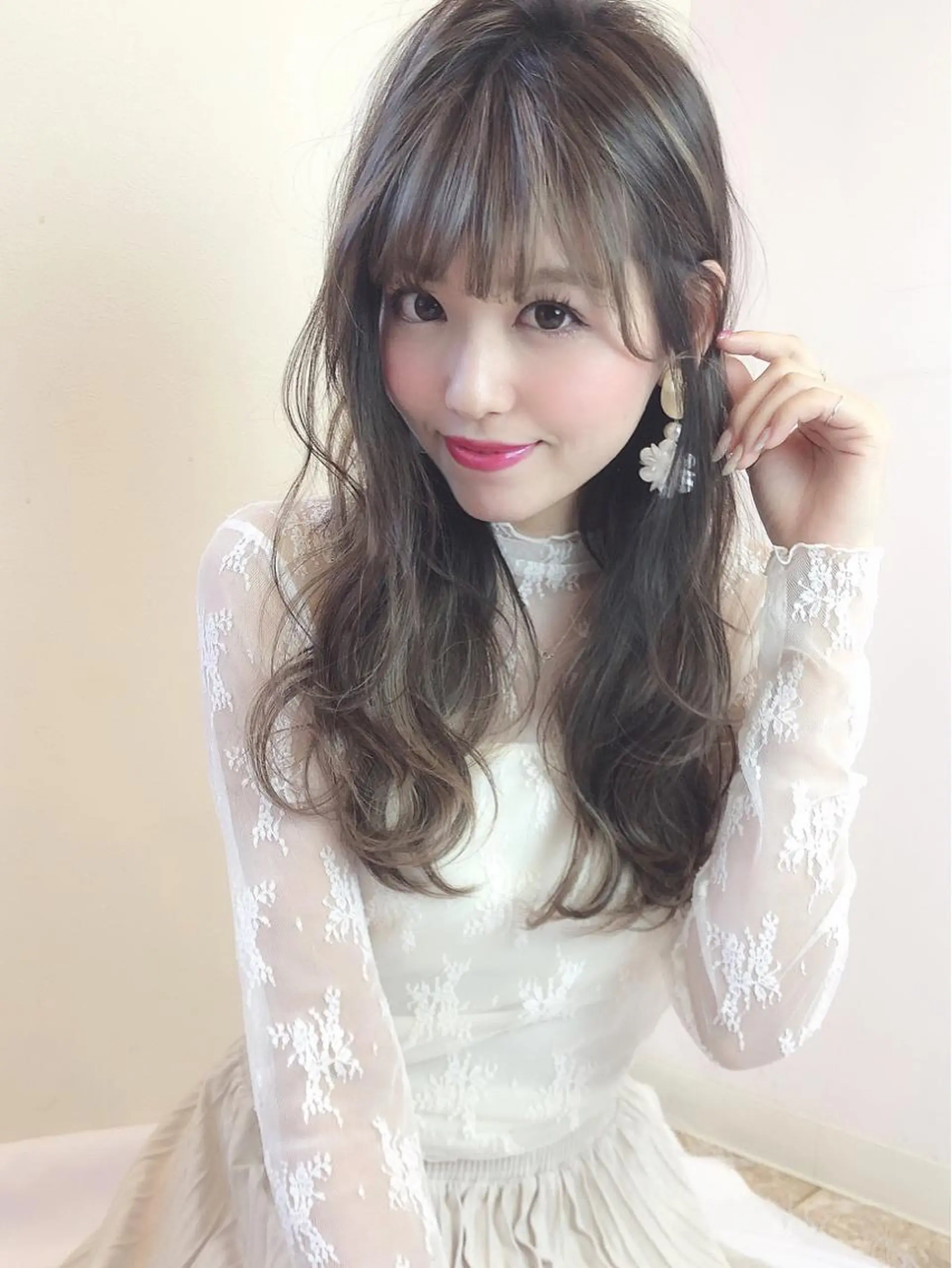 ロング カット ヘアカラー トリートメント 具志 正太のヘアスタイル