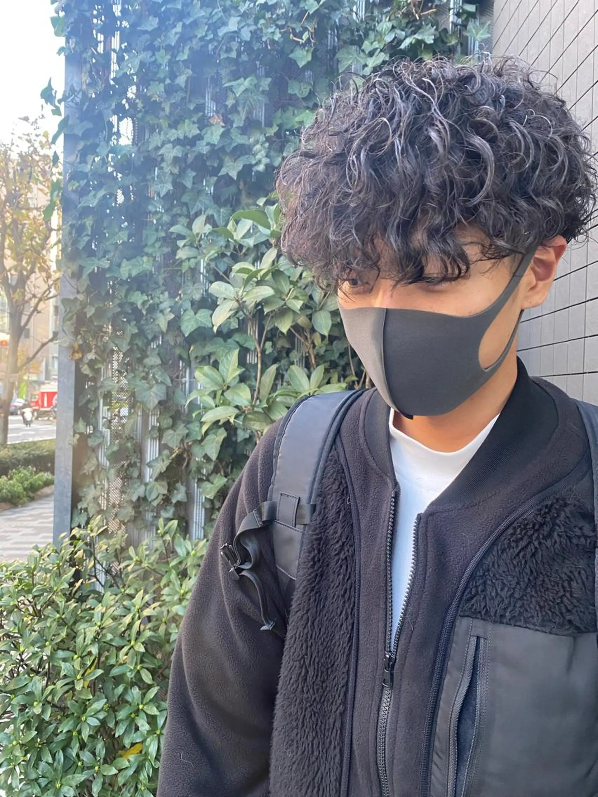 パーマ メンズ nishido ハイライト/パーマのヘアスタイル