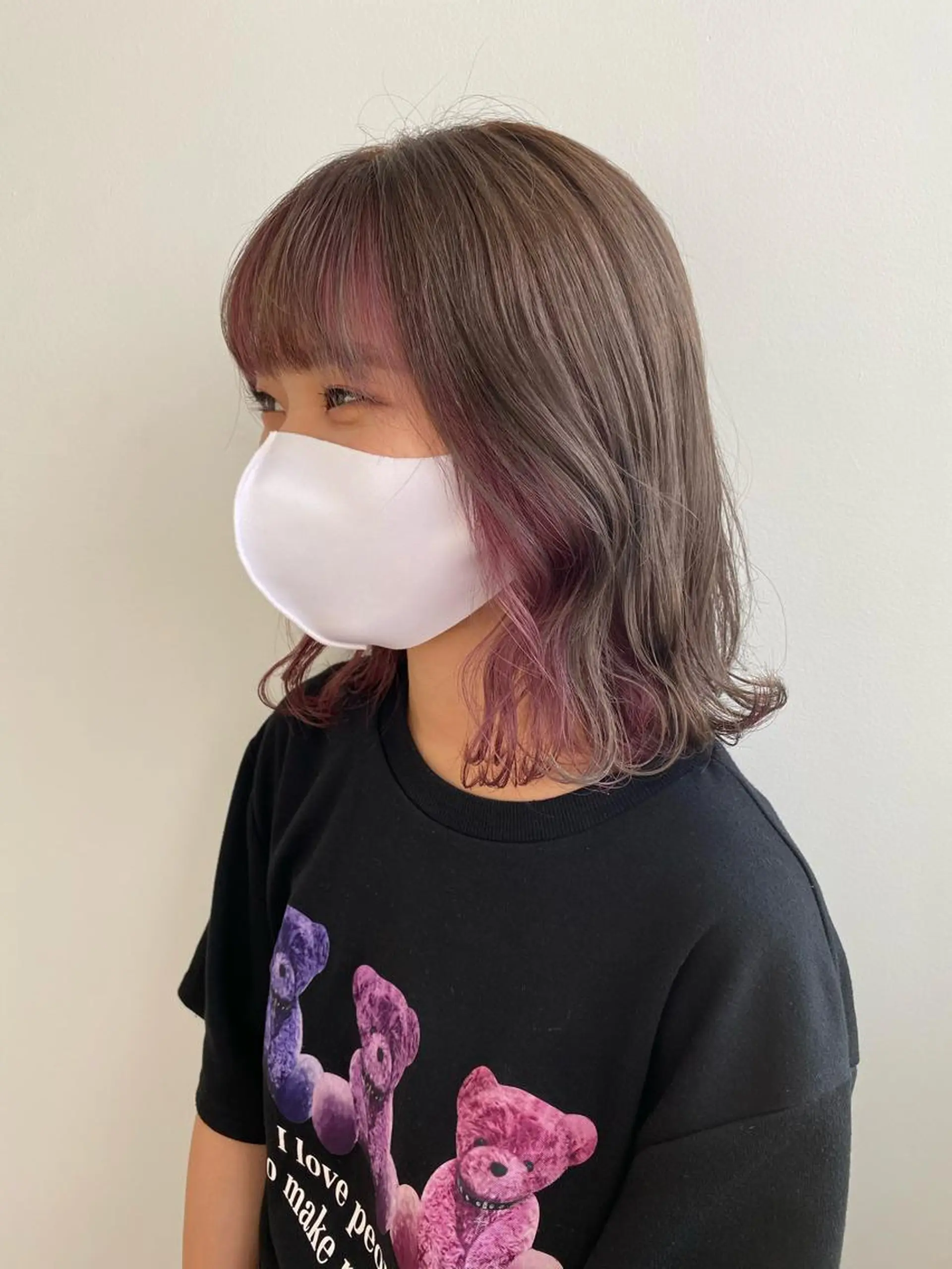 カラー nono/パーマ /顔まわりカット🐈のヘアスタイル