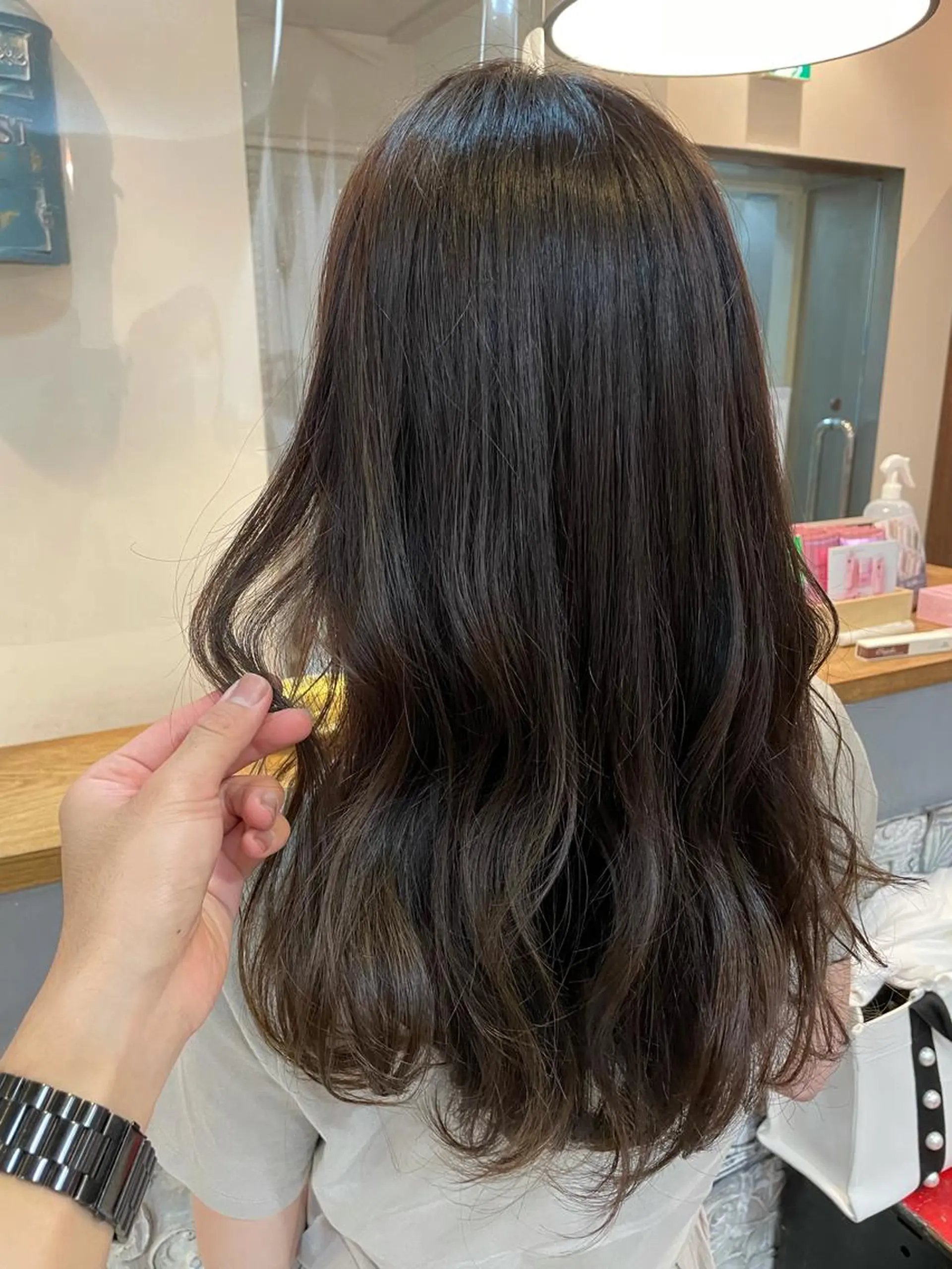 ロング 福田 ジュンキのヘアスタイル