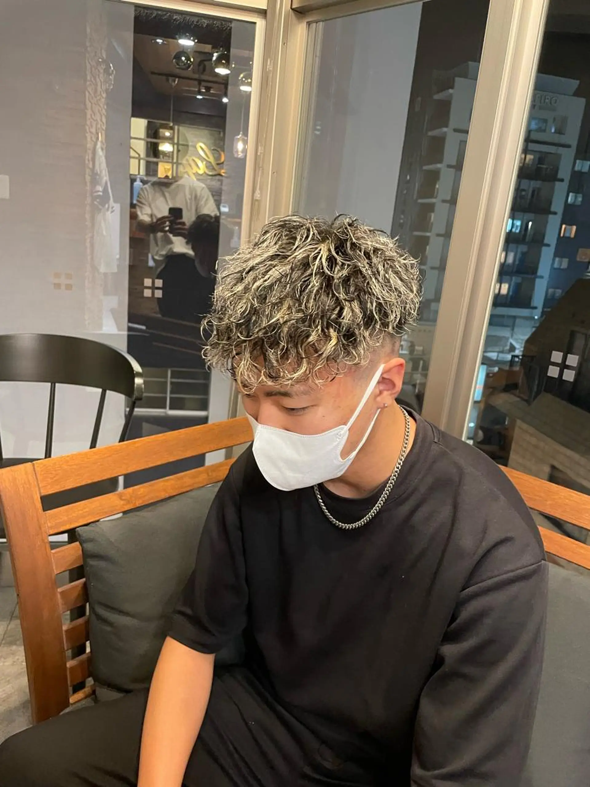 カラー パーマ メンズ カット ヘアカラー パーマ 【men's Lapis横浜】海人のヘアスタイル